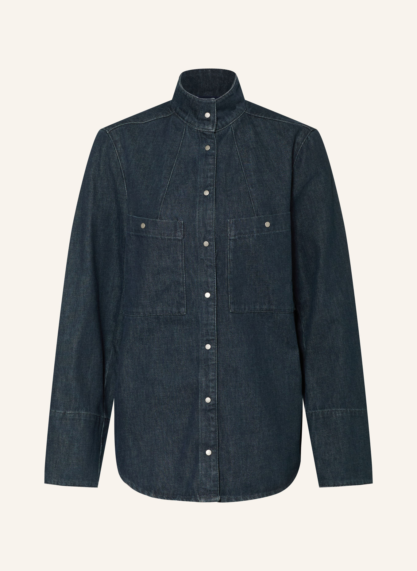 soeur LESLIE Denim blouse: DARK BLUE