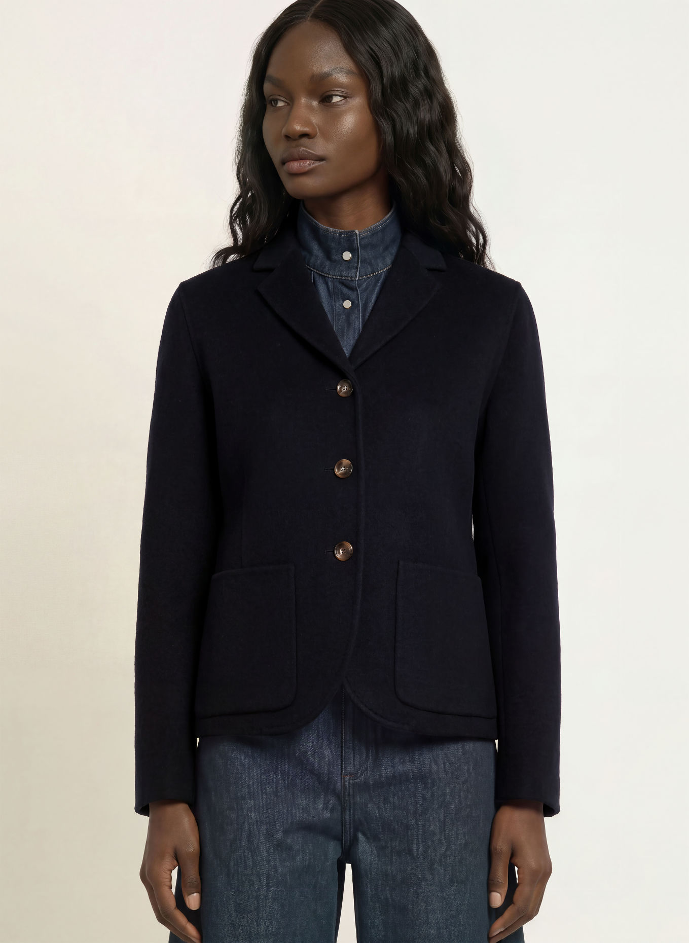 soeur HESPERA Blazer: DARK BLUE