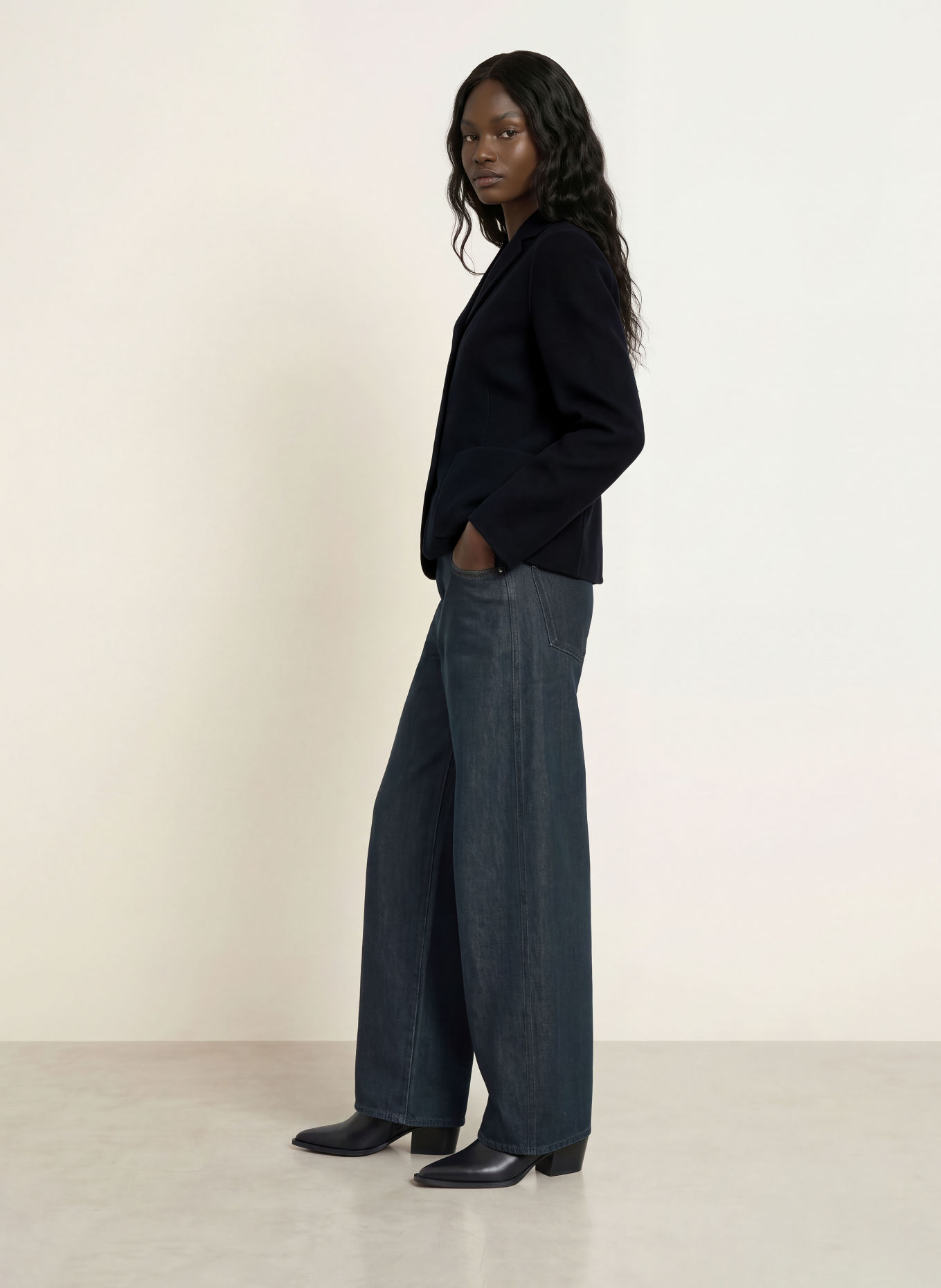 soeur HESPERA Blazer: DARK BLUE