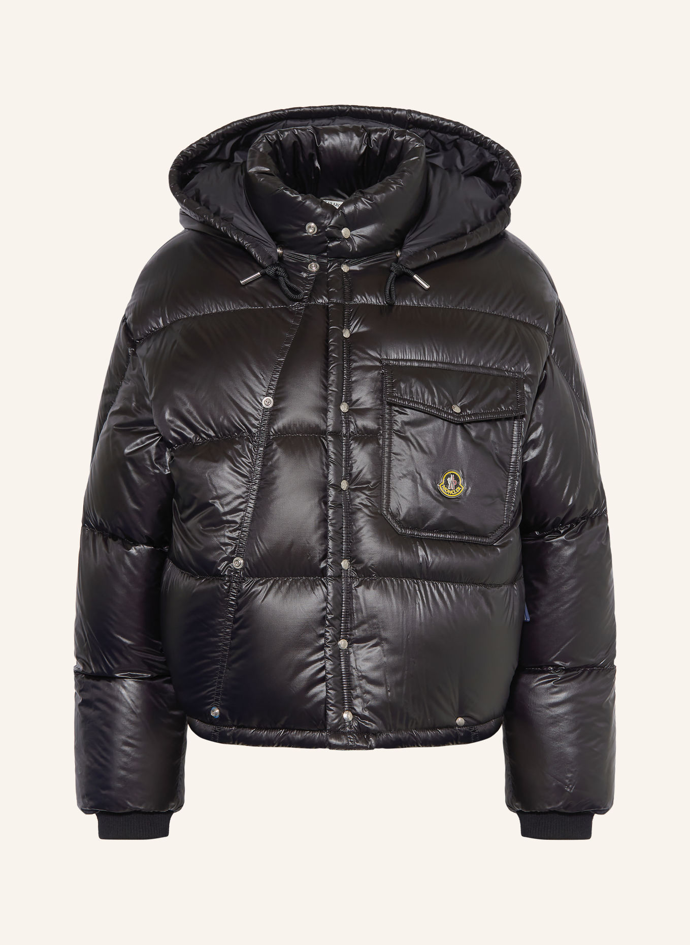MONCLER KARAKORUM Down Jacket with Detachable Hood: BLACK