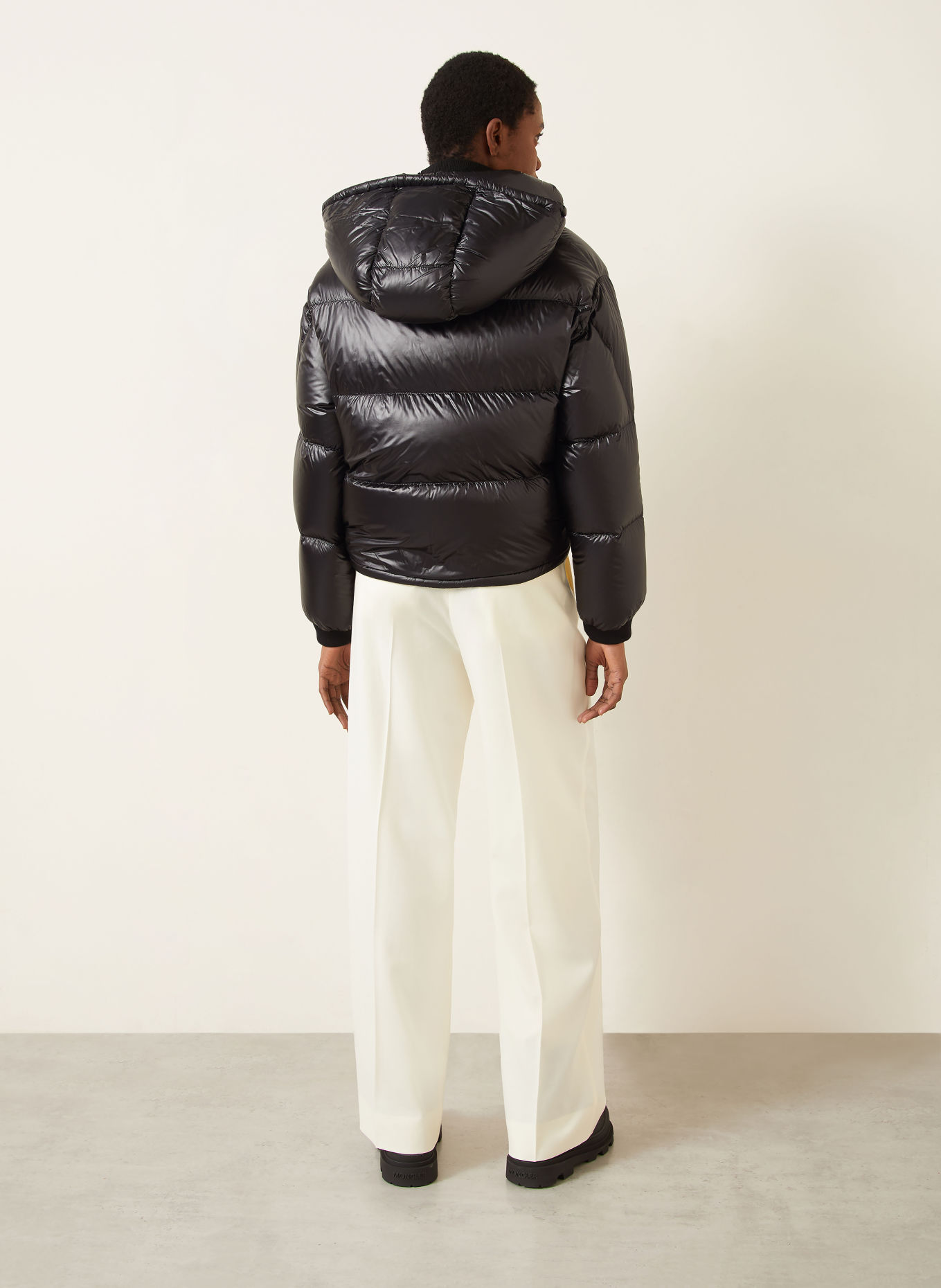 MONCLER KARAKORUM Down Jacket with Detachable Hood: BLACK