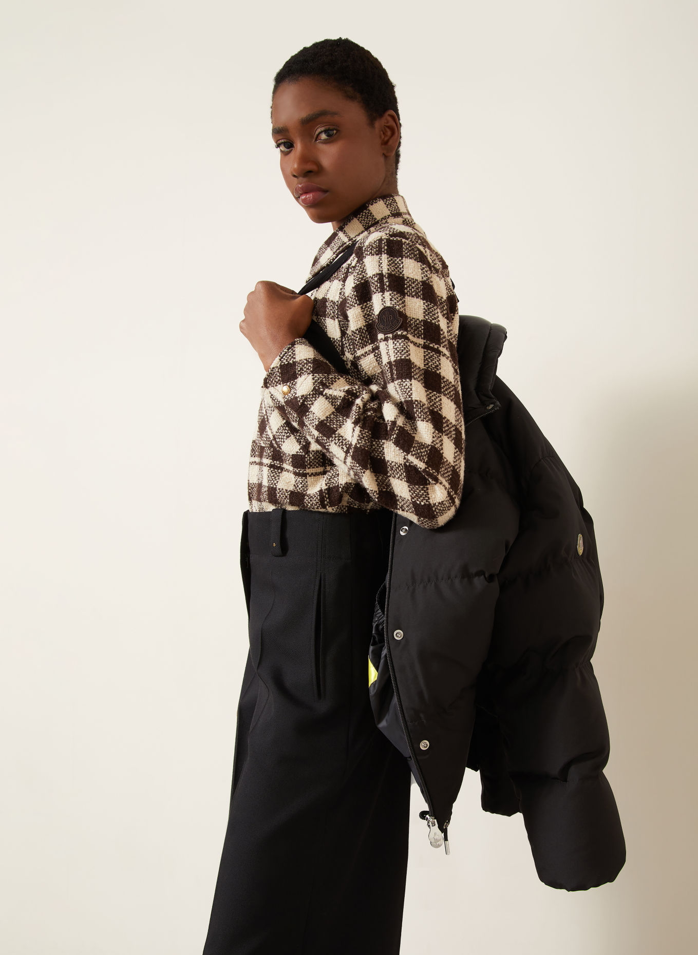 MONCLER VERONE Down Jacket: BLACK