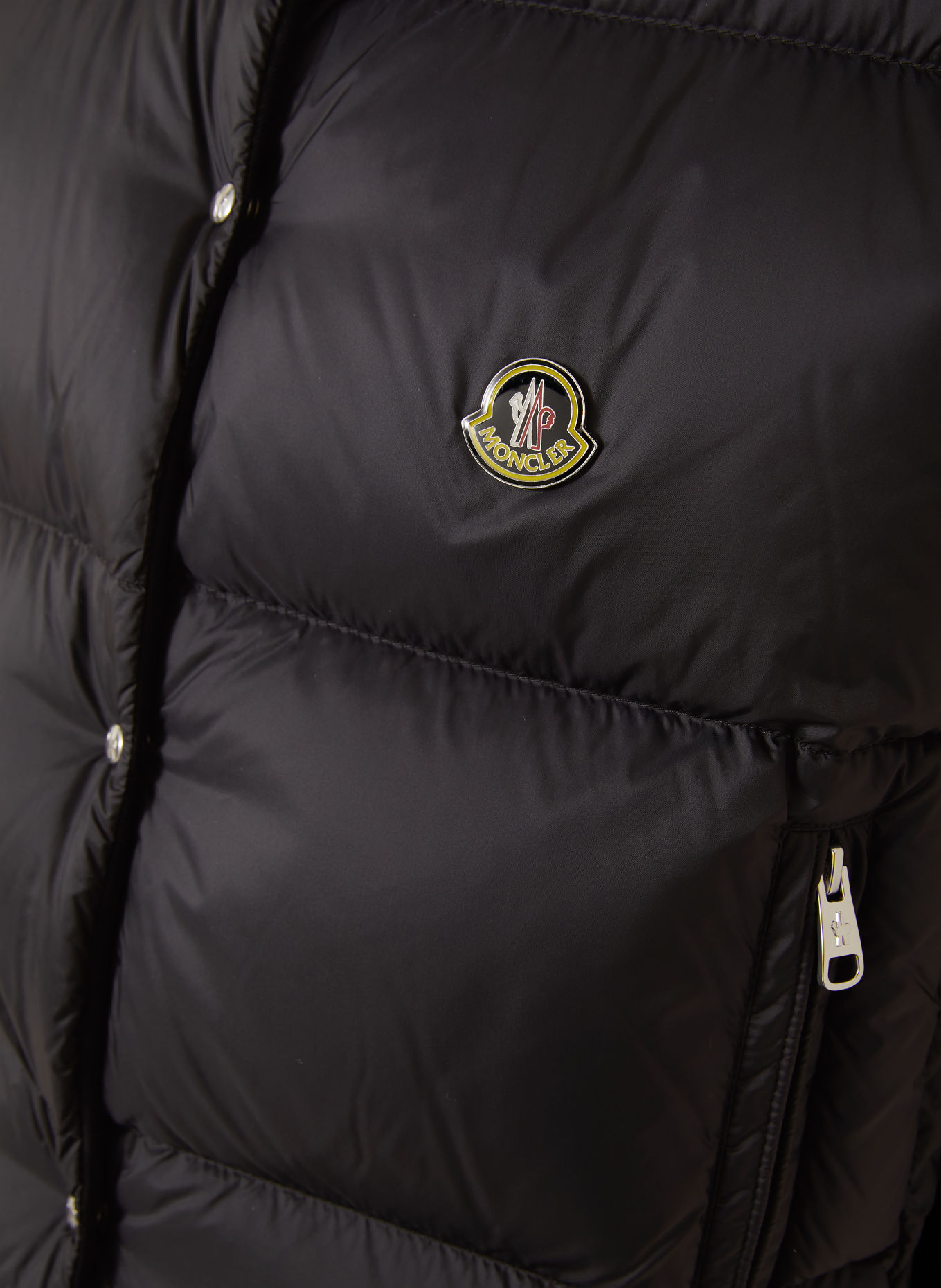 MONCLER TIBB Reversible Down Vest: BLACK