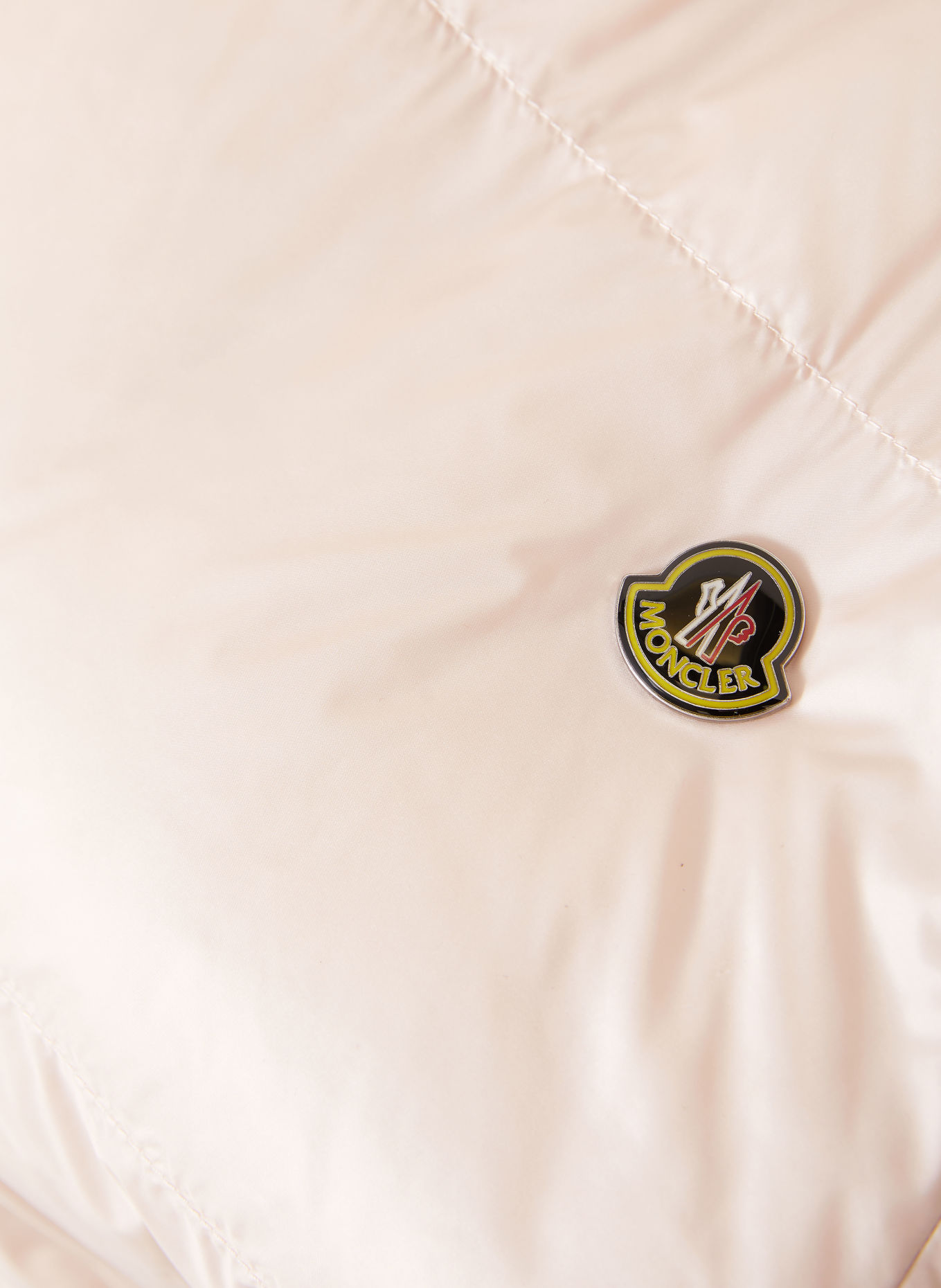 MONCLER Reversible down skirt: ROSE