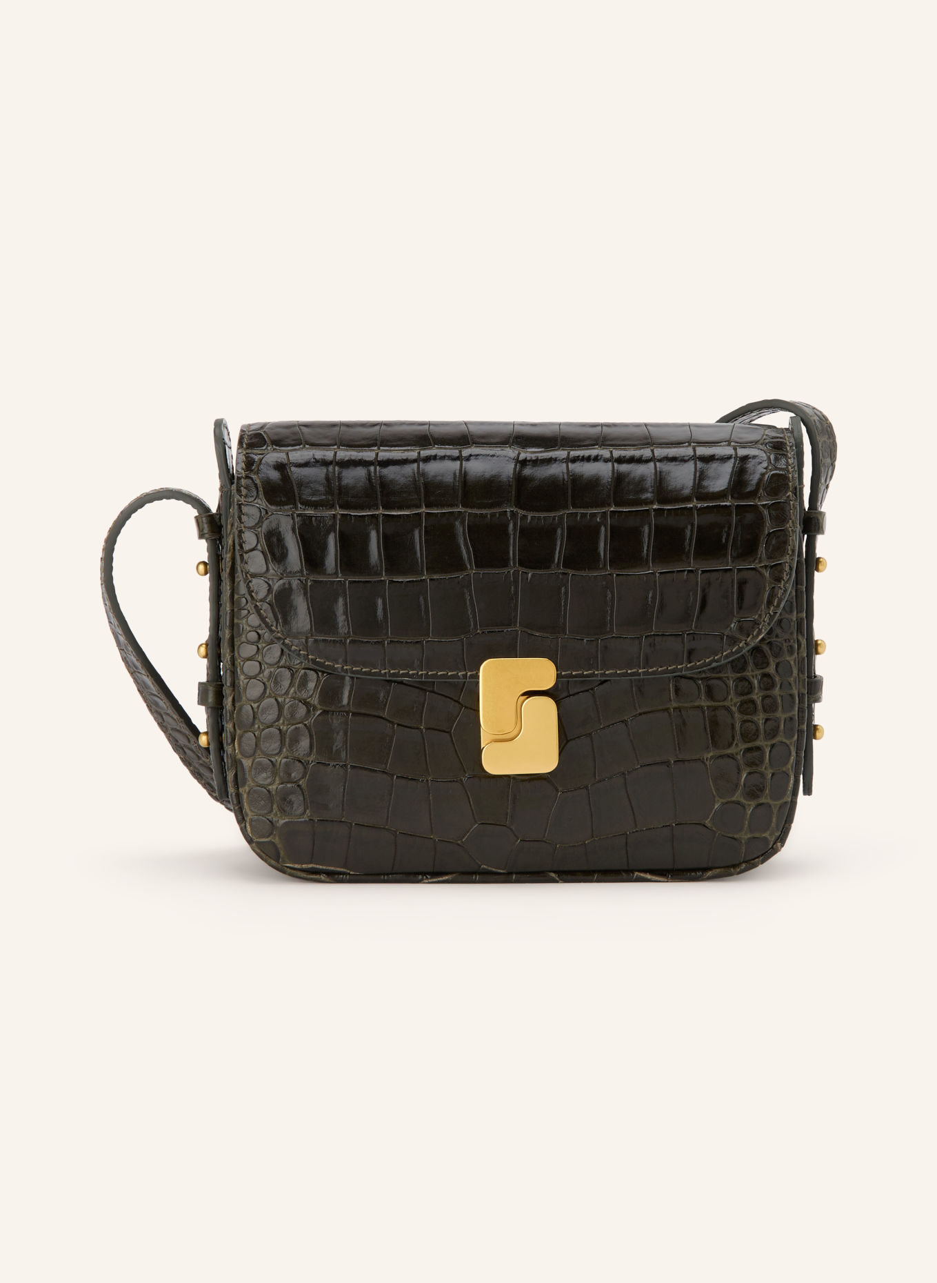 soeur  BELLISSIMA MINI Crossbody Bag: OLIVE / GOLD