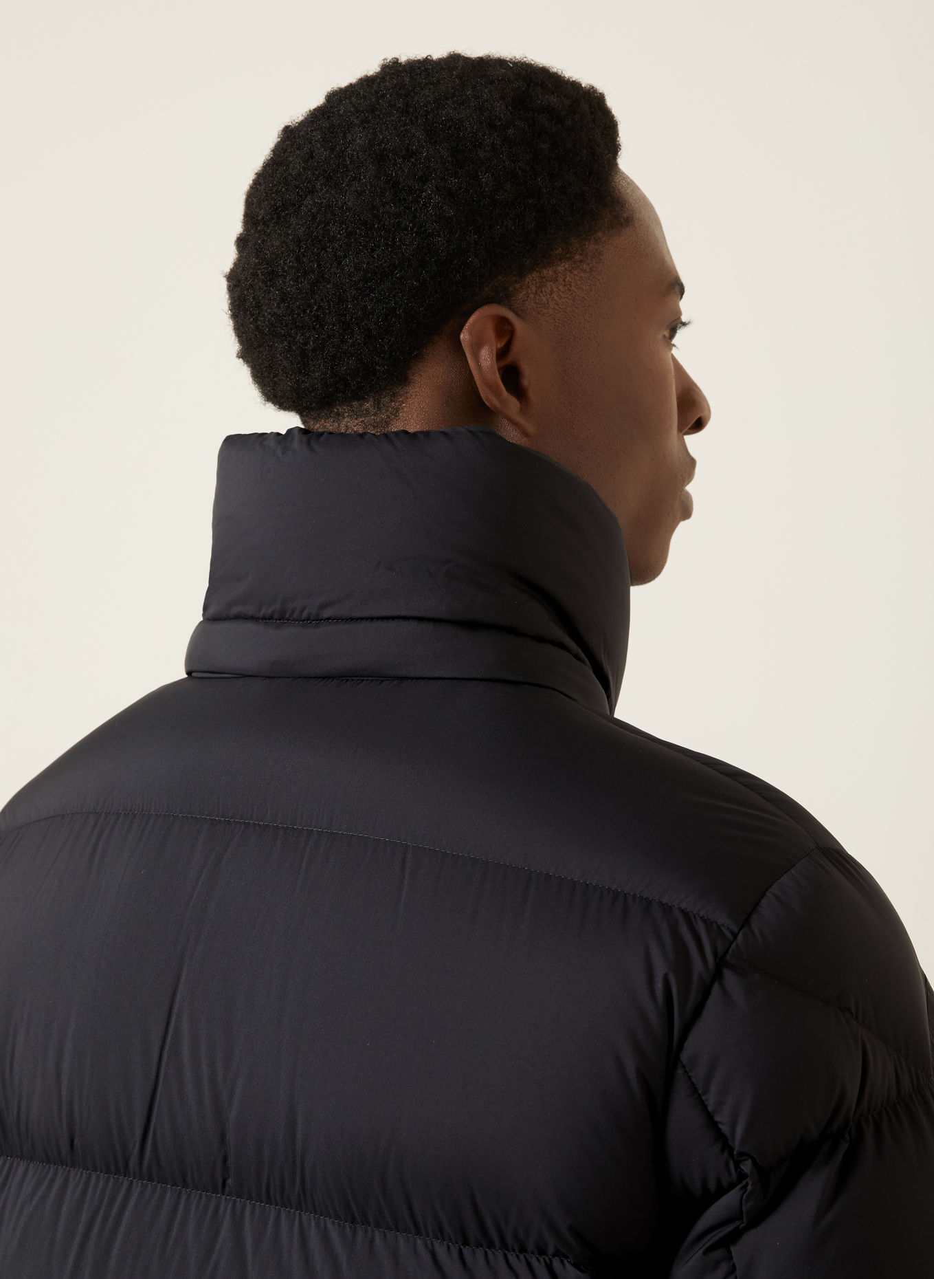MONCLER HANOVERIAN Donsmantel met afneembare capuchon: ZWART