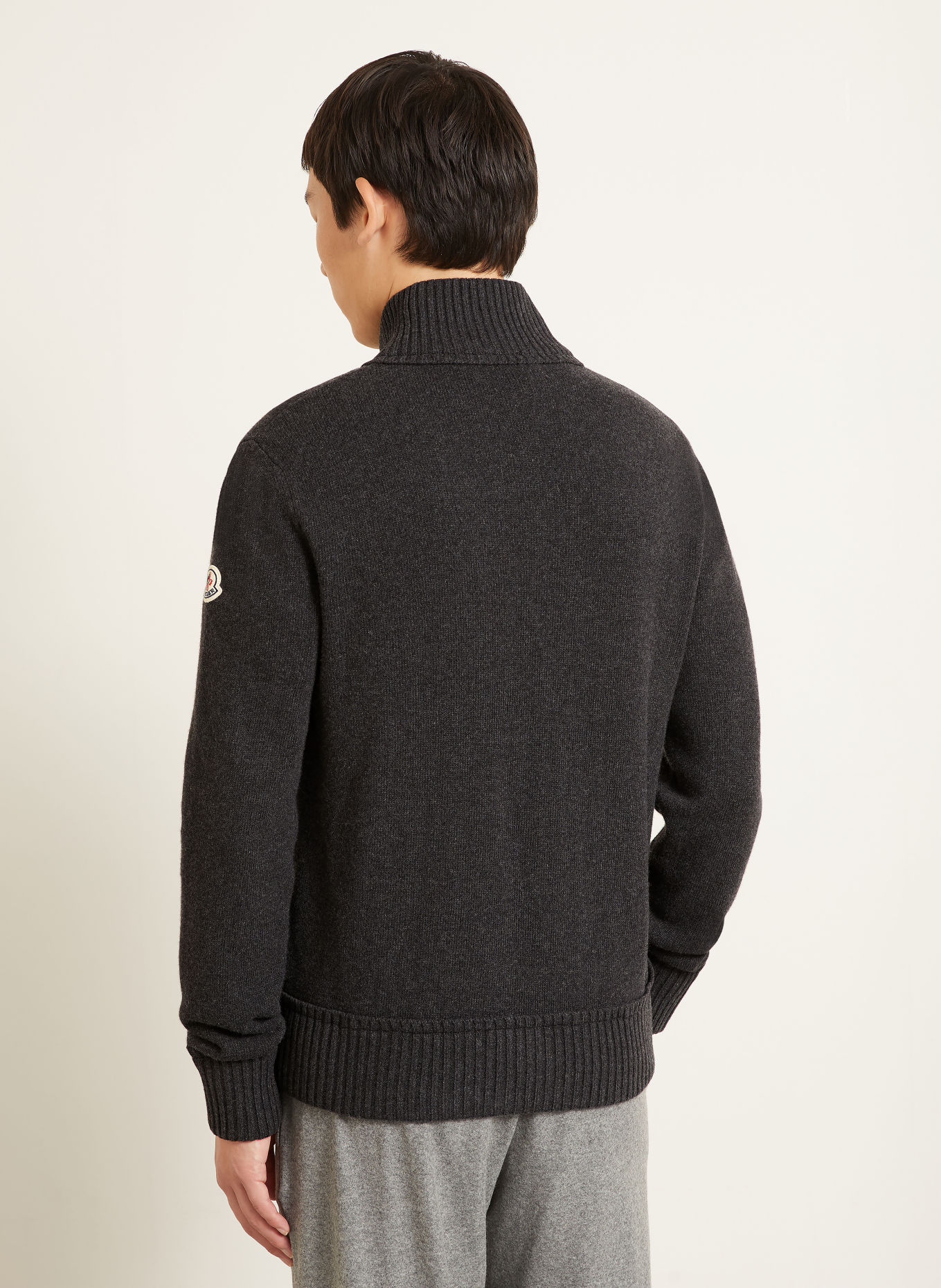 MONCLER Strickjacke: DUNKELGRAU