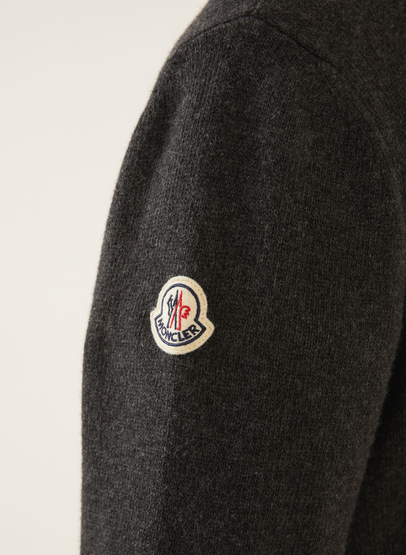 MONCLER Strickjacke: DUNKELGRAU