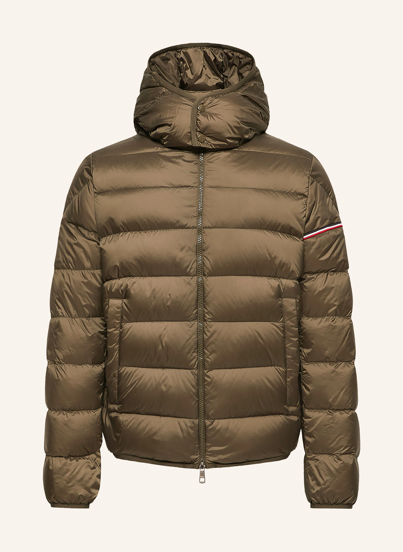 MONCLER Lightweight donsjas RAVENLOCK met afneembare capuchon: OLIJF