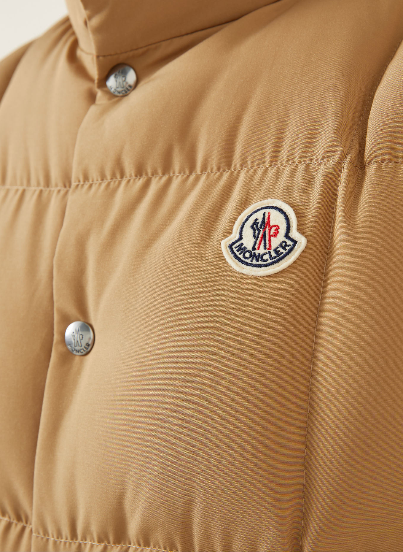 MONCLER BRUMELUNE Down vest: BEIGE