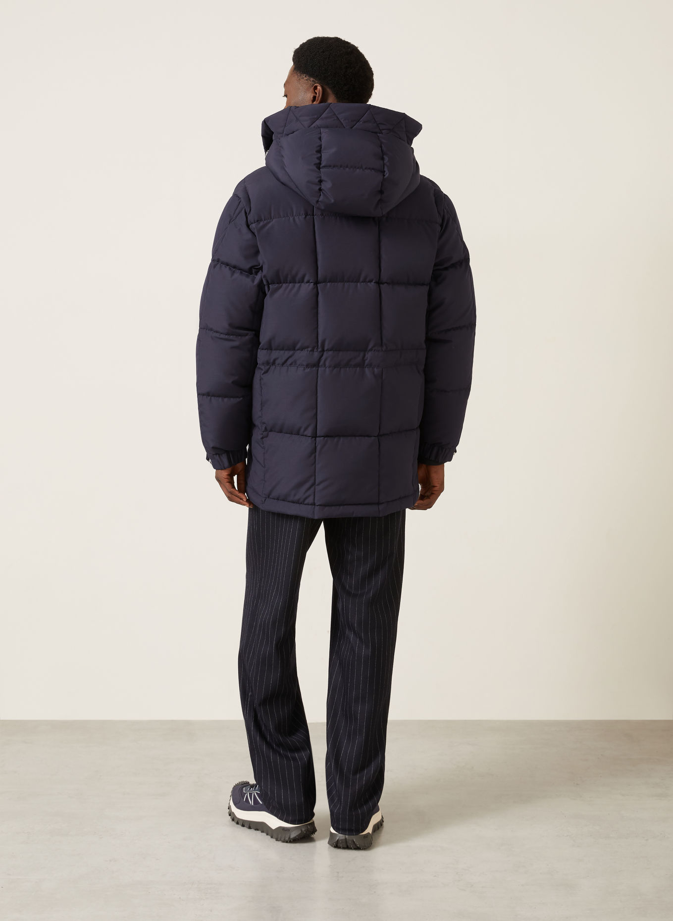 MONCLER SYLMARA Down parka: DARK BLUE