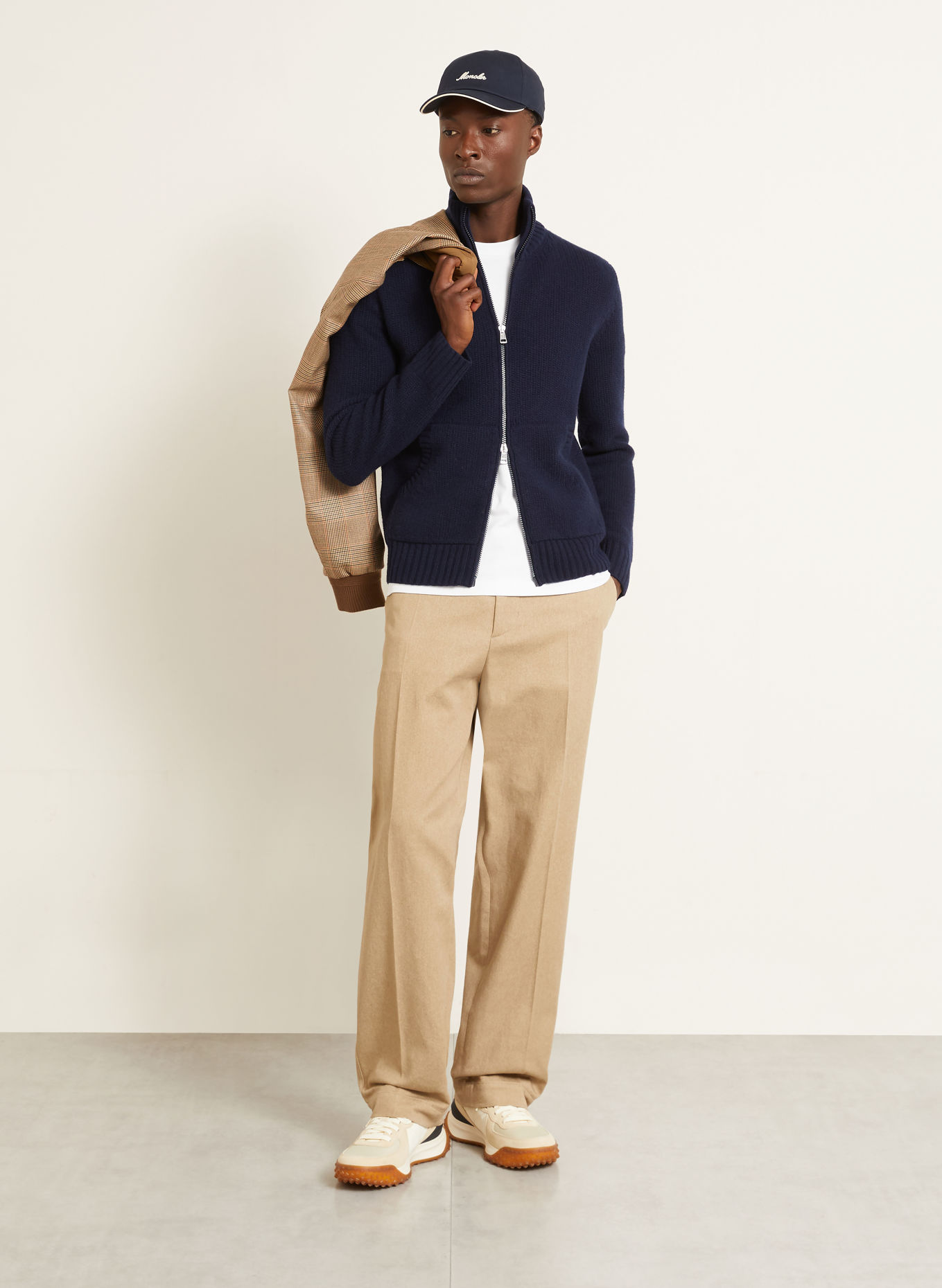 MONCLER Strickjacke: DUNKELBLAU