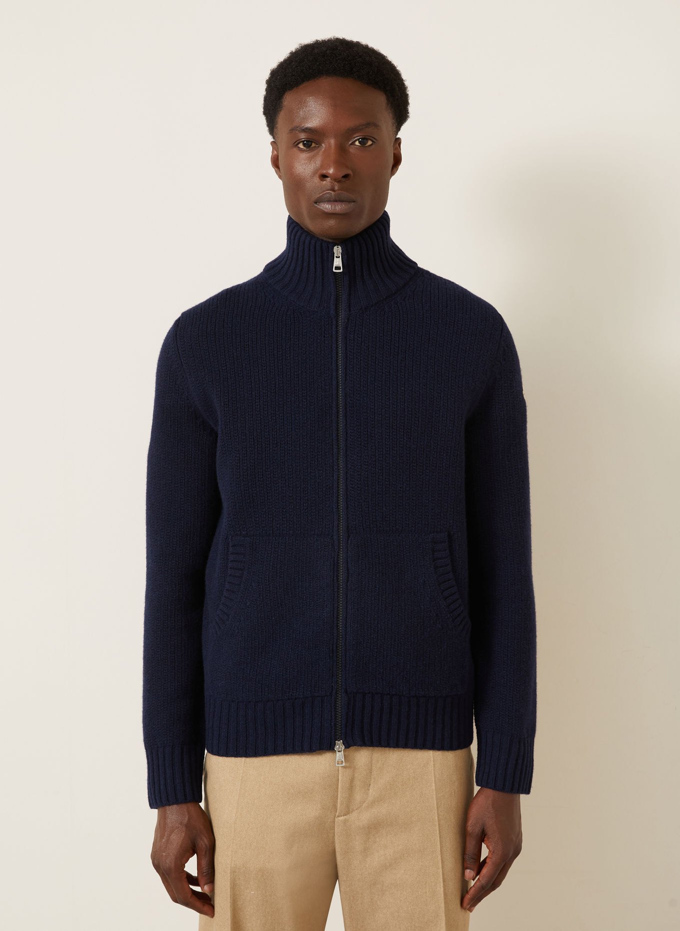 MONCLER Strickjacke: DUNKELBLAU