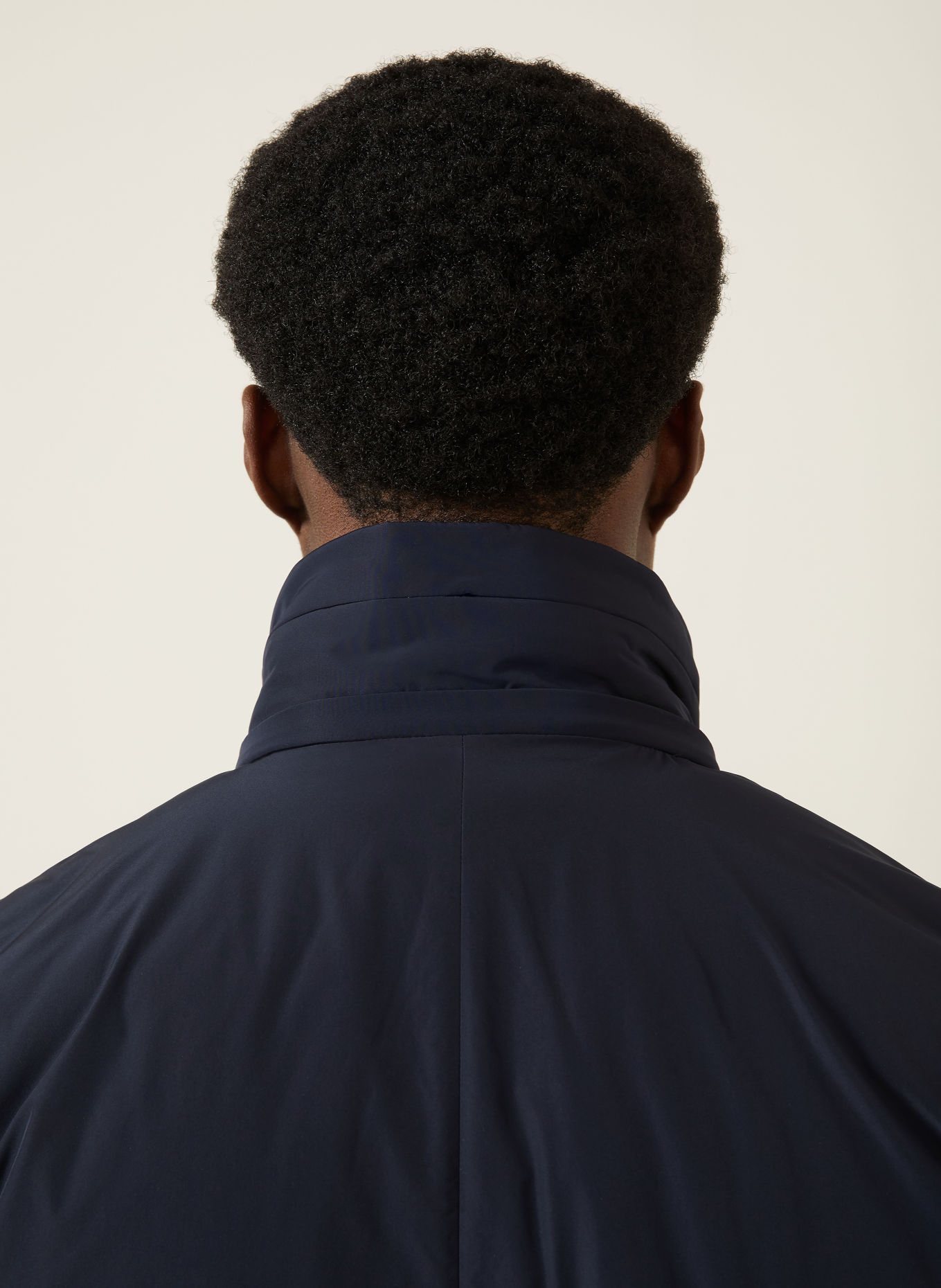 MONCLER OKEFEN Down parka with Detachable Hood: DARK BLUE