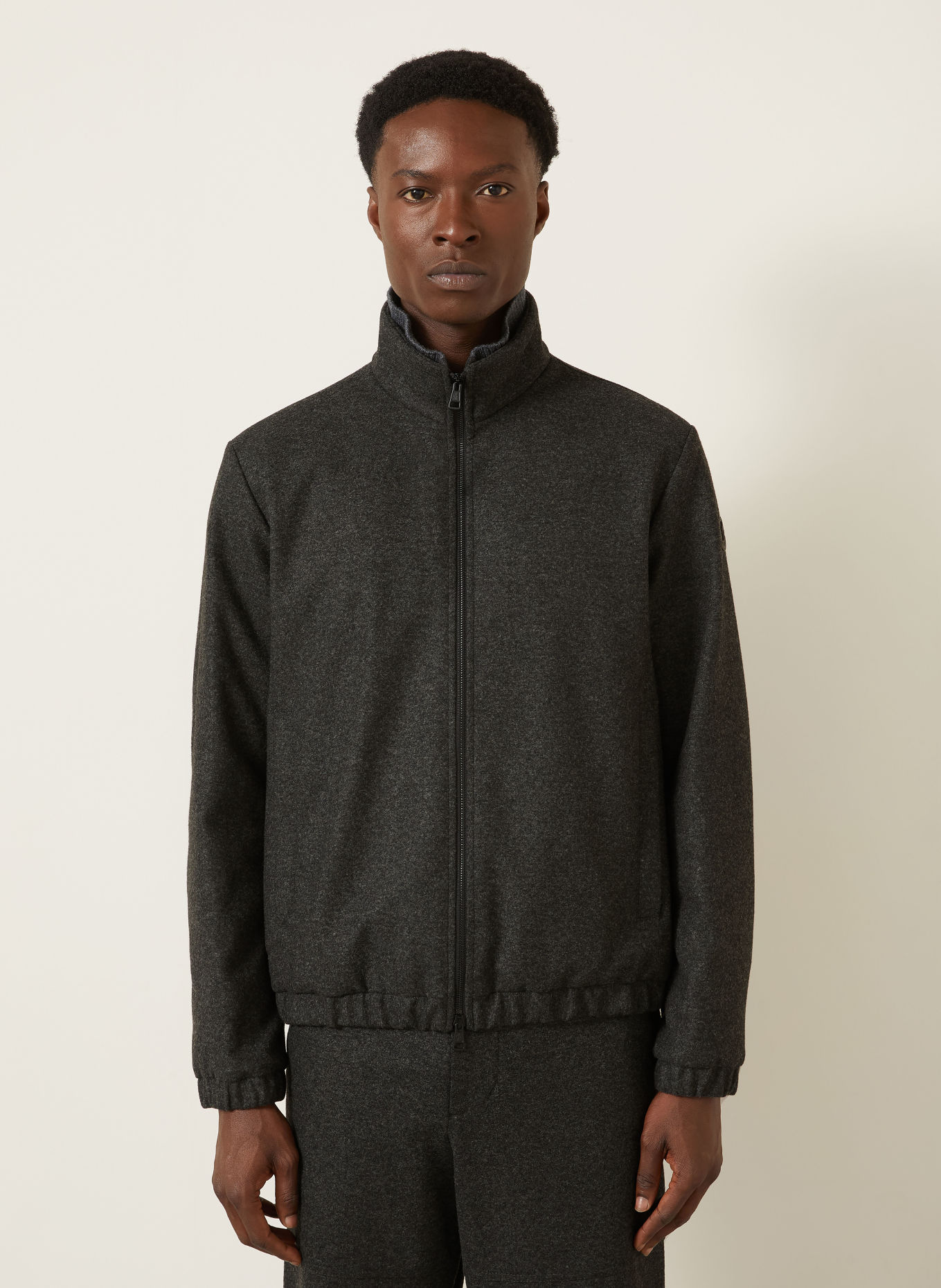 MONCLER LIMBERL Down Jacket: DARK GRAY