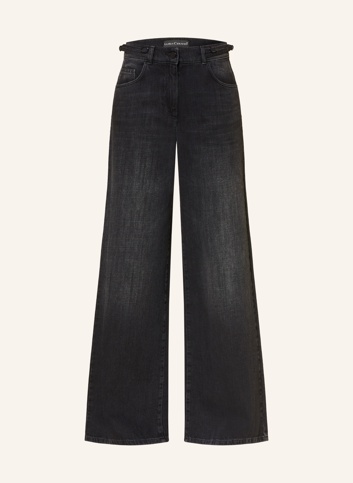 LUISA CERANO Wide-Leg jeans: 1 Deep Black
