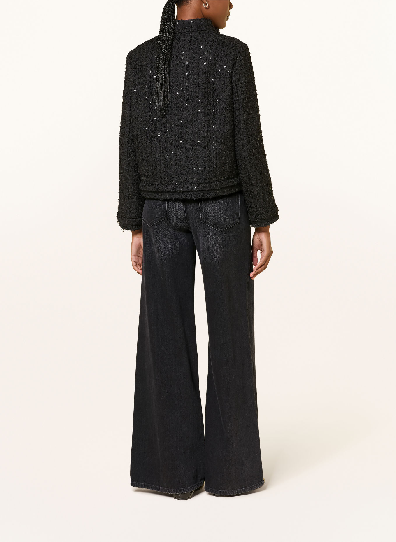 LUISA CERANO Wide-Leg jeans: 1 Deep Black