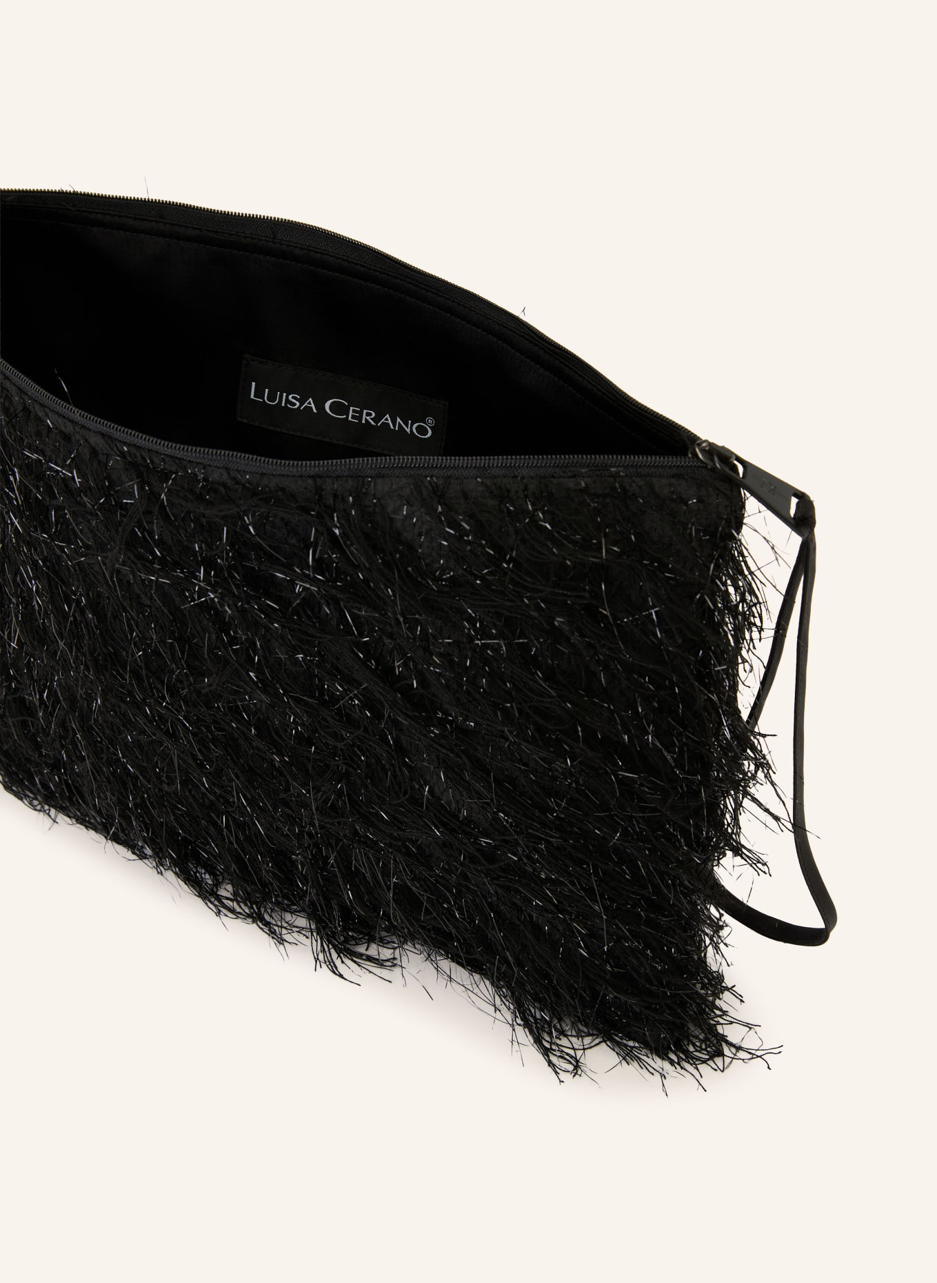 LUISA CERANO Clutch: BLACK