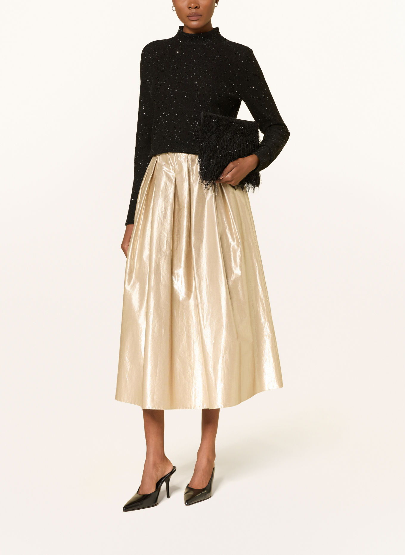 LUISA CERANO Clutch: BLACK