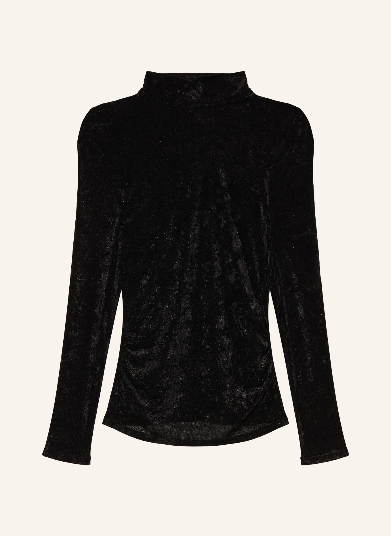 LUISA CERANO Longsleeve aus Mesh: SCHWARZ