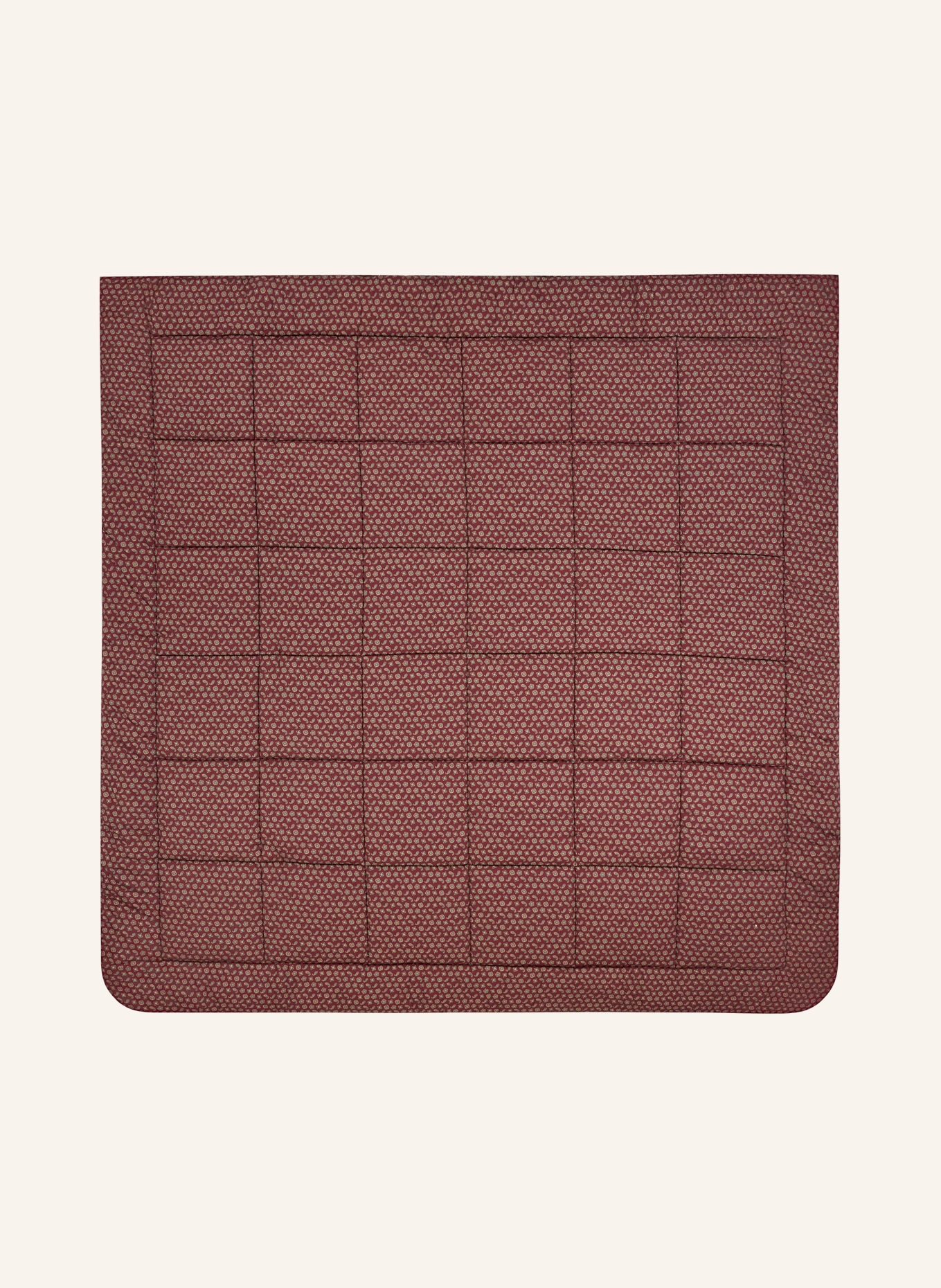 ETRO Home Couvre-lit: BLEU FONCÉ / MARRON CLAIR / ROUGE FONCÉ