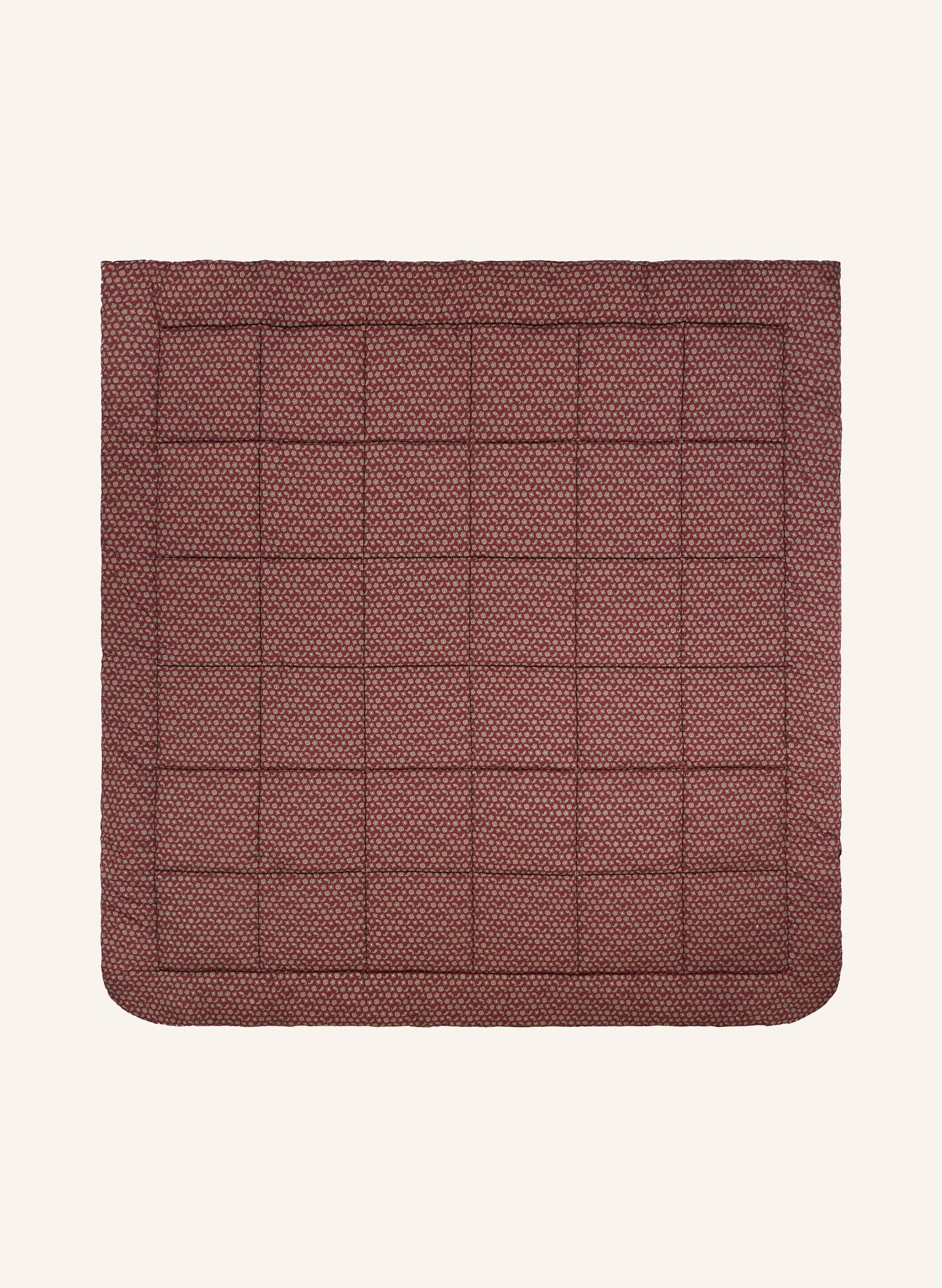 ETRO Home Couvre-lit: BLEU FONCÉ / MARRON CLAIR / ROUGE FONCÉ