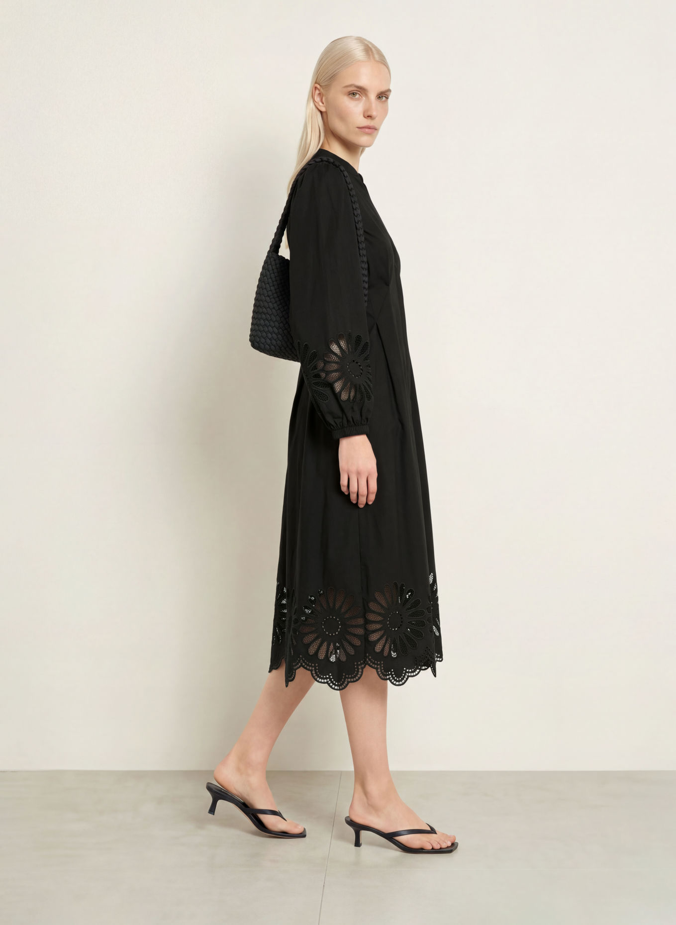 co'couture Robe MELISECC avec dentelle: NOIR