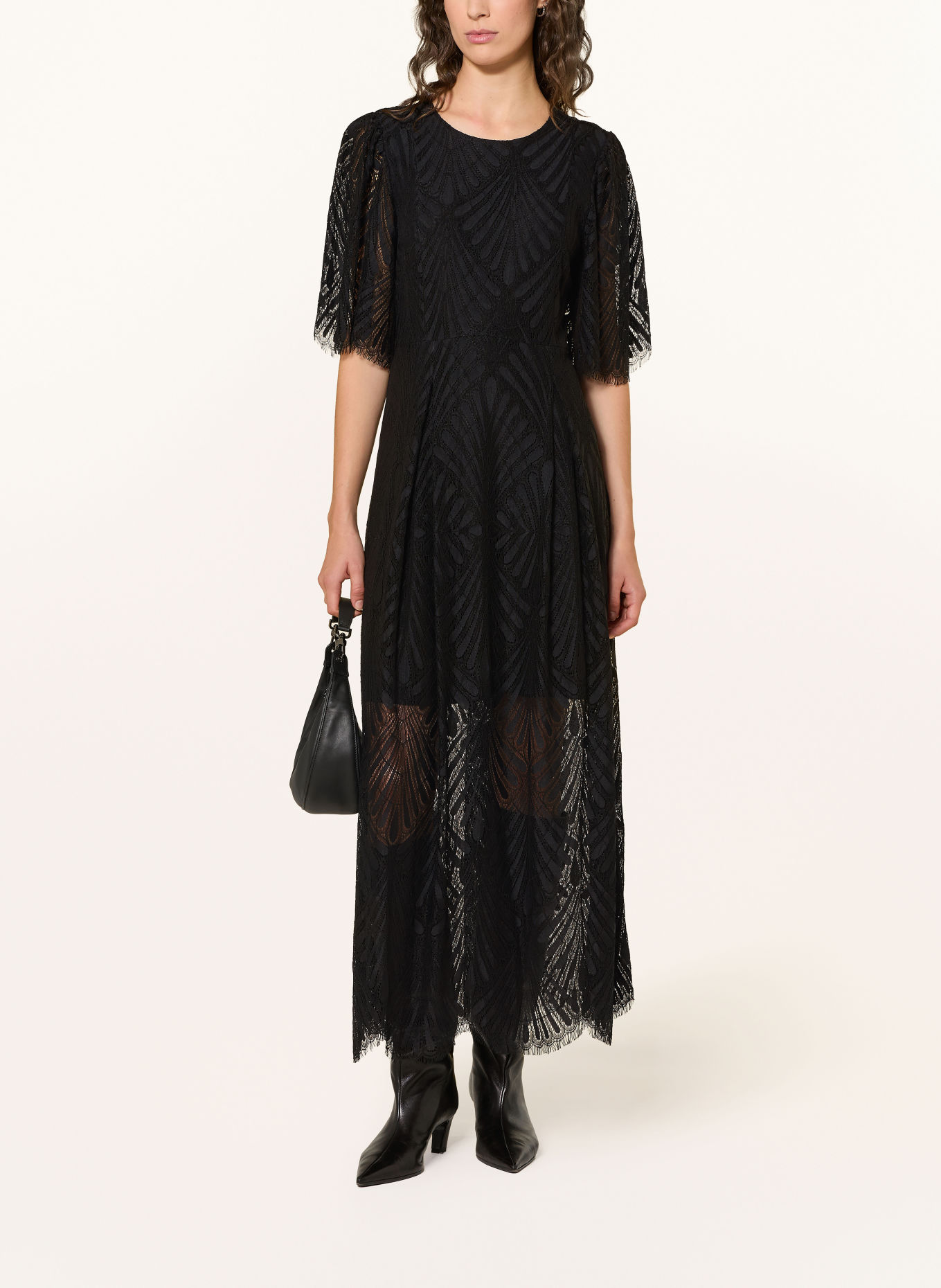 co'couture Robe en dentelle LETICC: NOIR