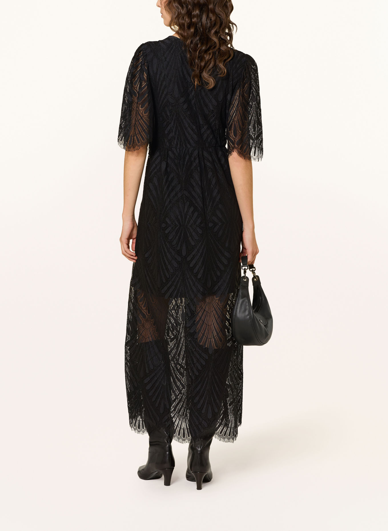 co'couture Robe en dentelle LETICC: NOIR
