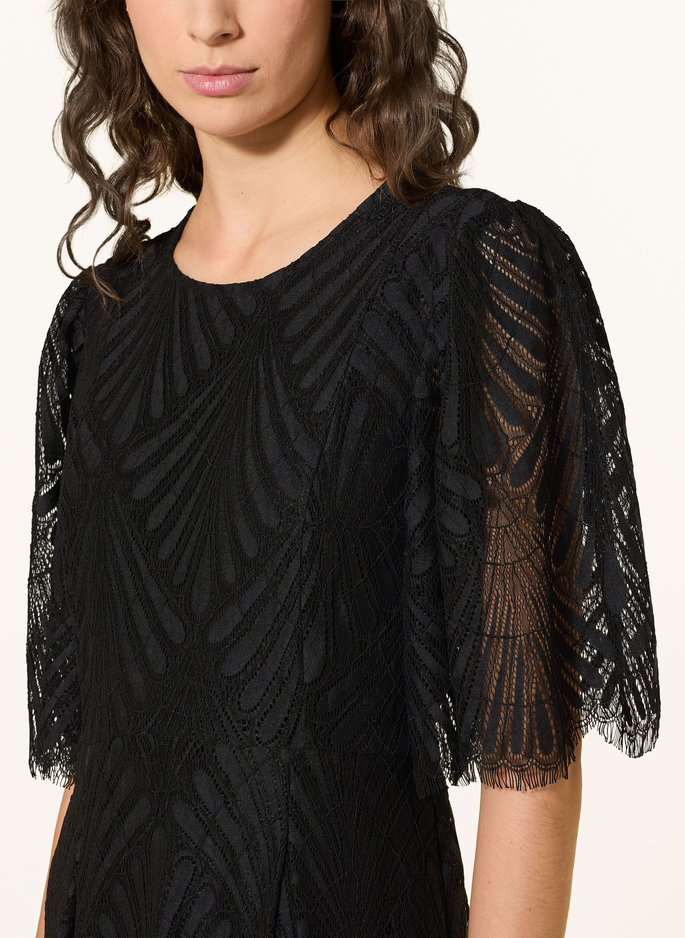 co'couture Robe en dentelle LETICC: NOIR