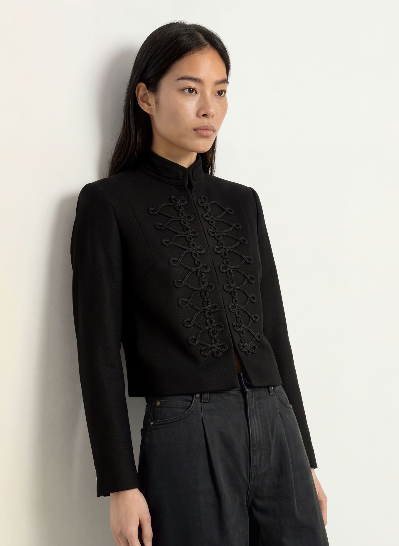 co'couture REXIACC Boxy Jacket: BLACK