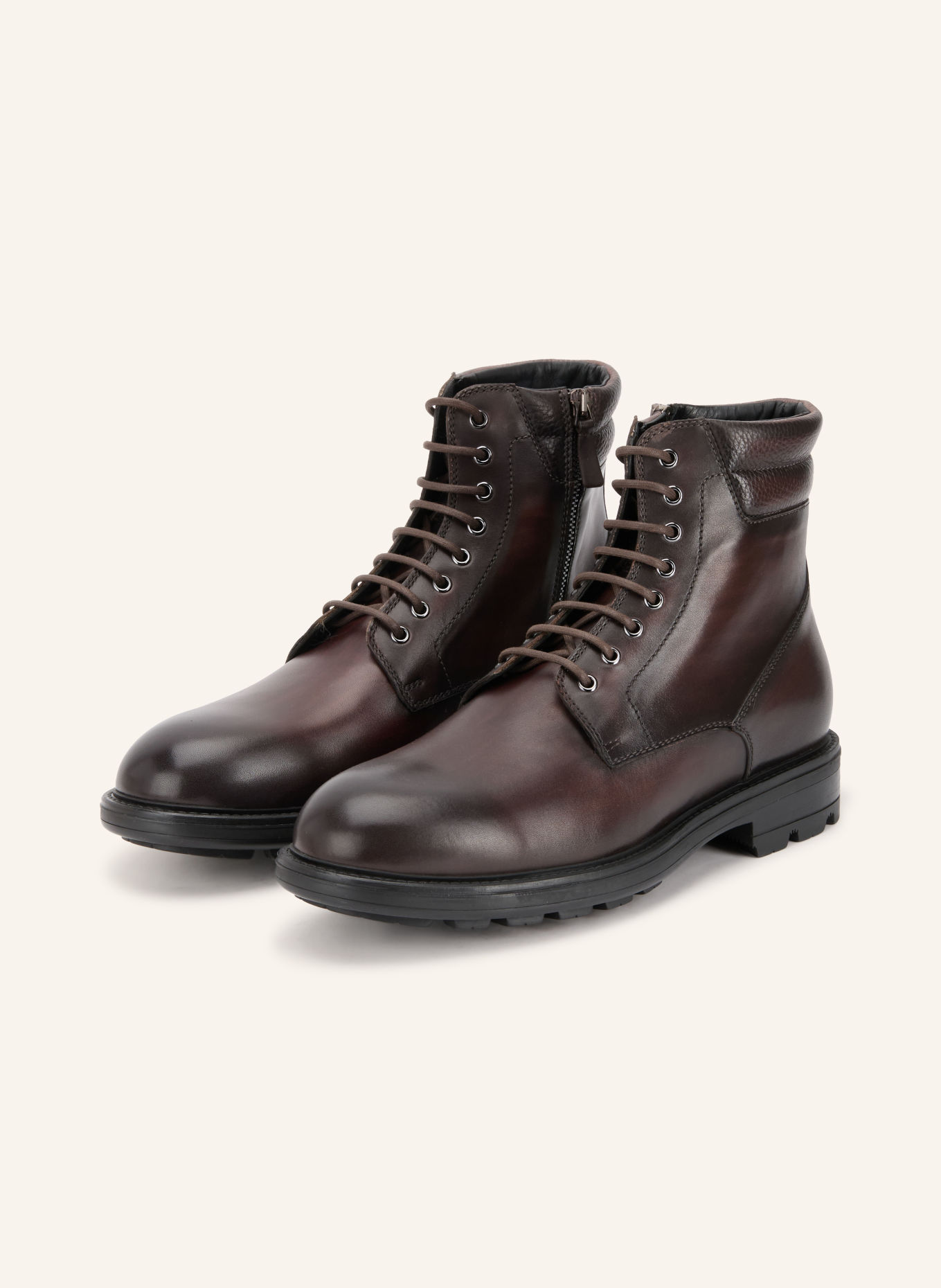 MAGNANNI Boots à lacets TEIDE BOLTIARCADE: MARRON FONCÉ