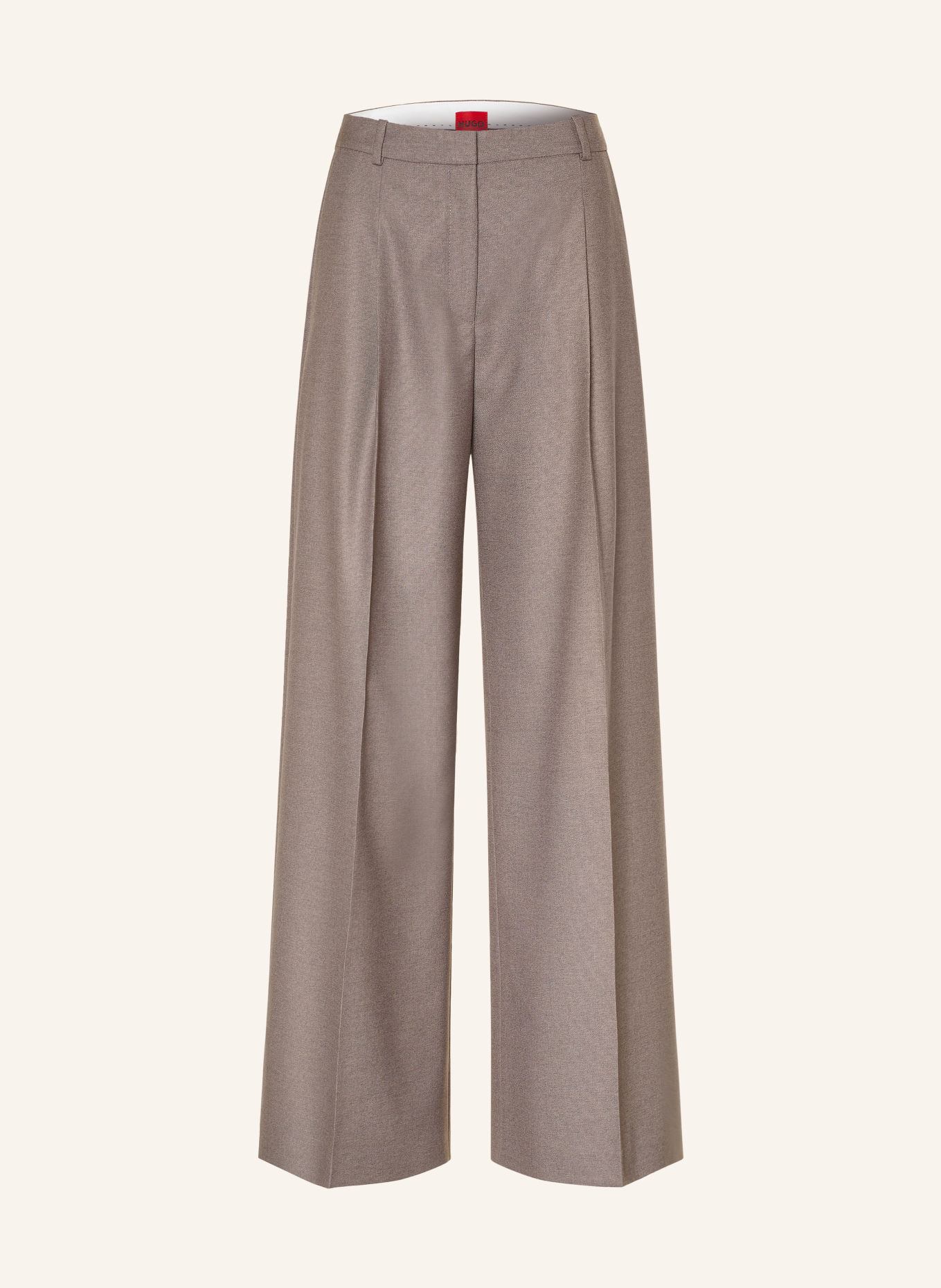 HUGO HURBY wide-leg trousers: GRAY