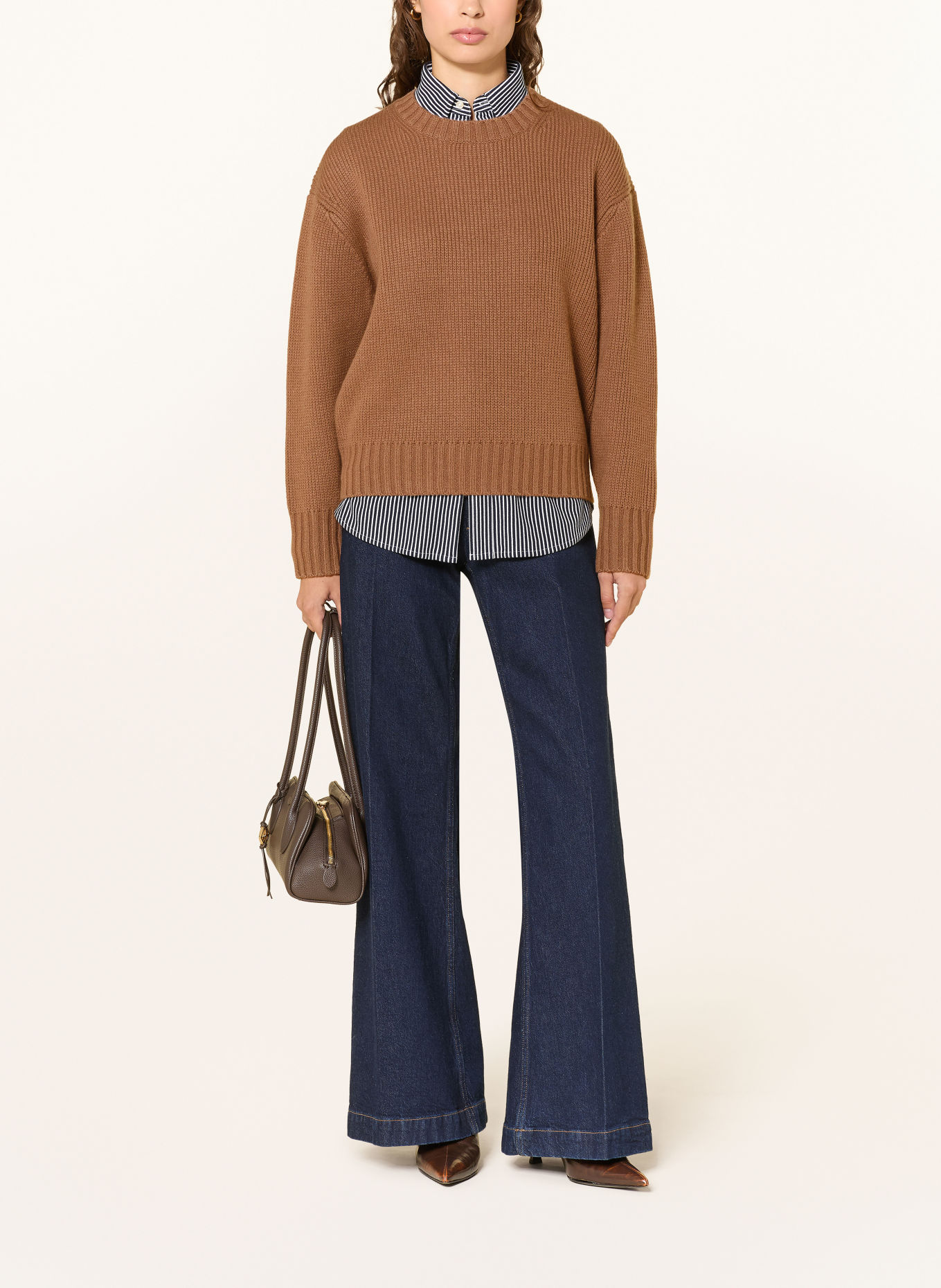 FTC CASHMERE Cashmere-Pullover: BRAUN