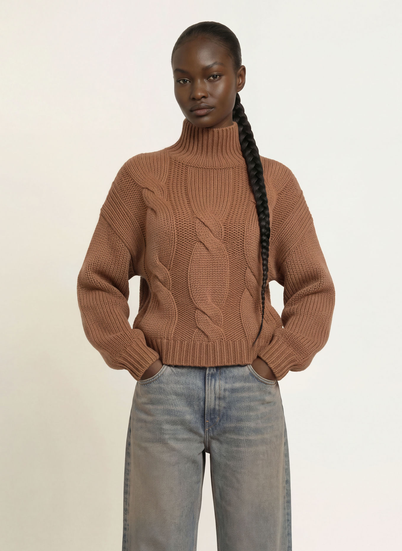 FTC CASHMERE Cashmere Sweaters: BROWN