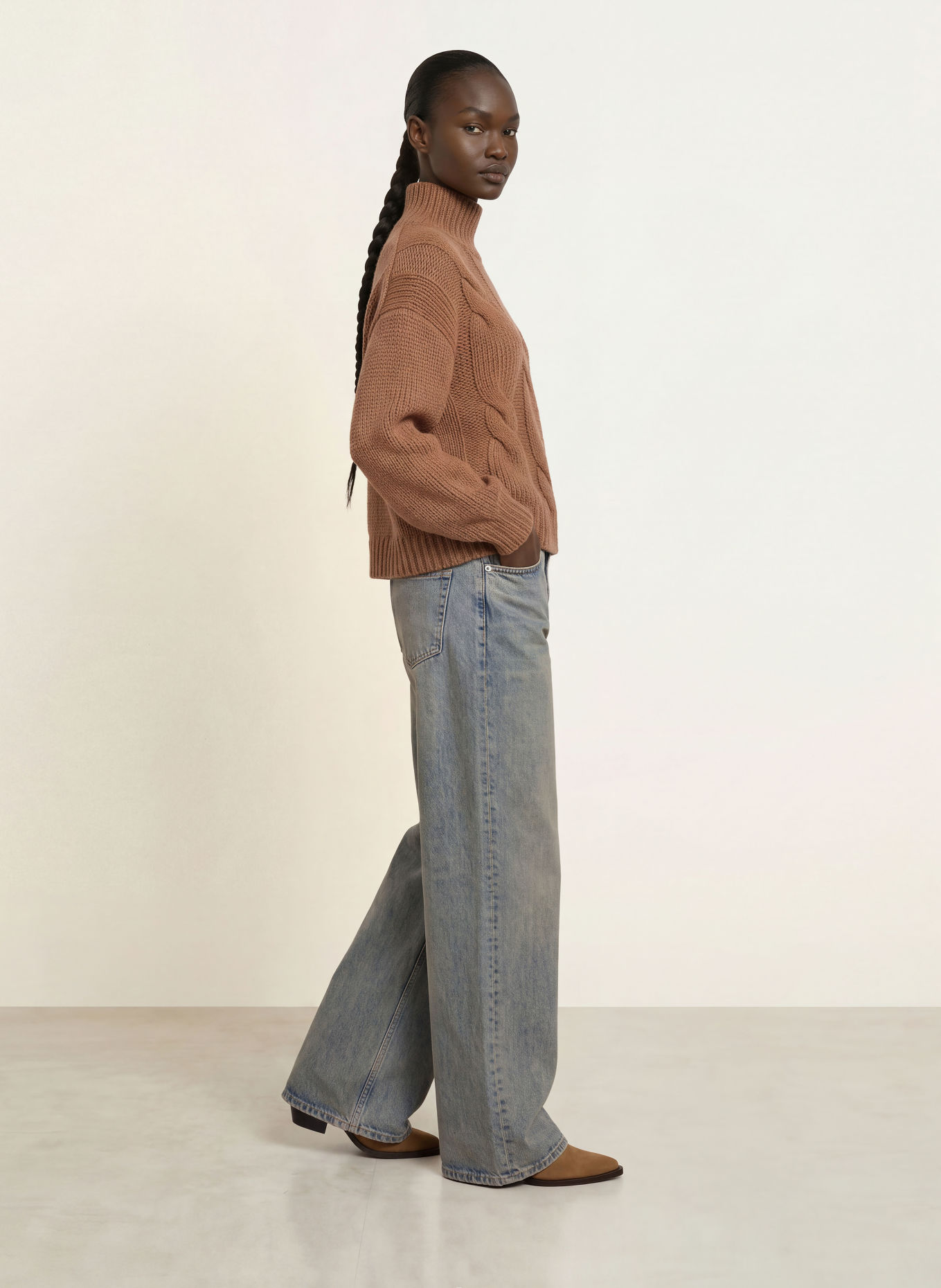 FTC CASHMERE Cashmere Sweaters: BROWN