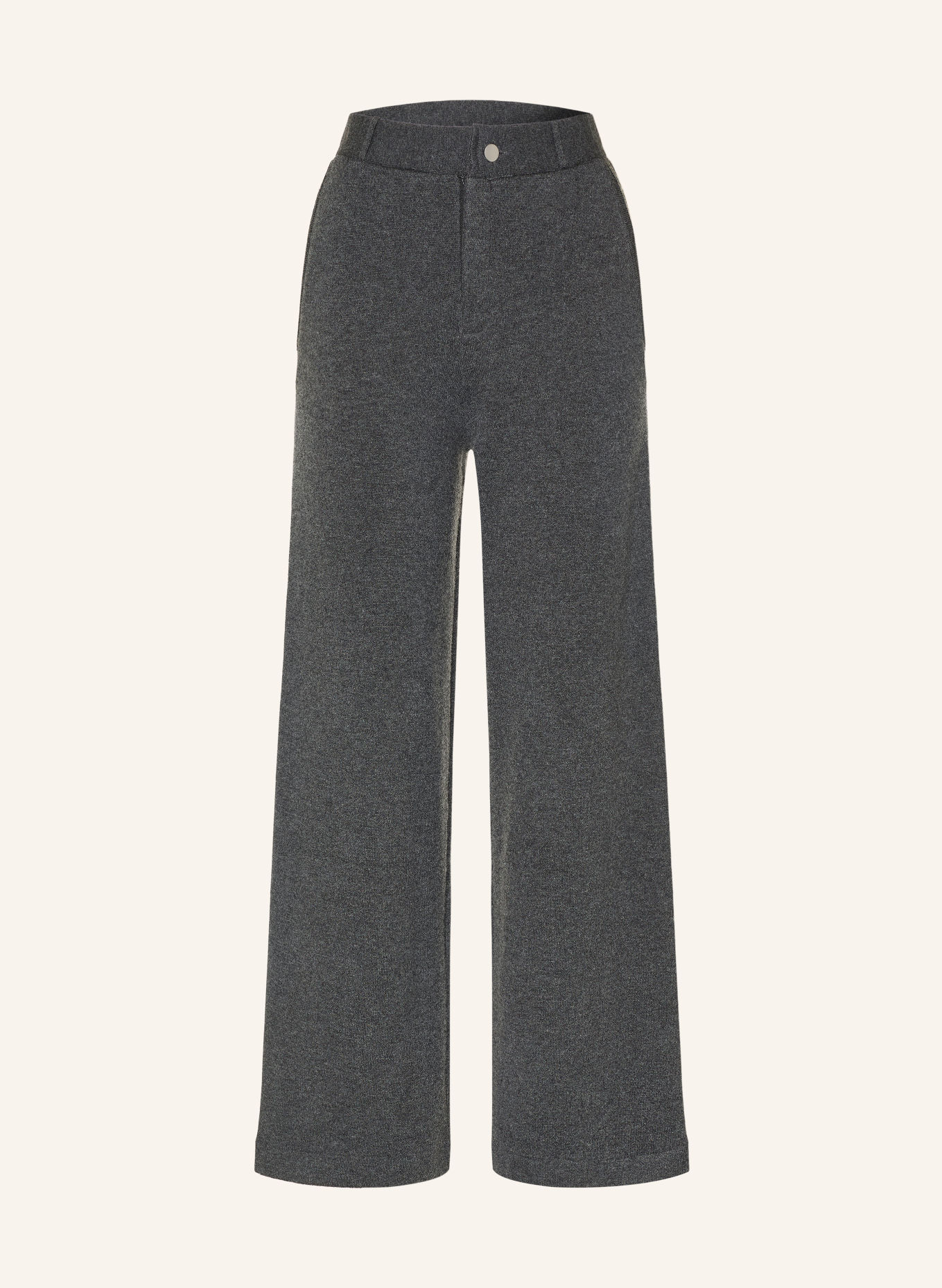 FTC CASHMERE Strickhose: GRAU
