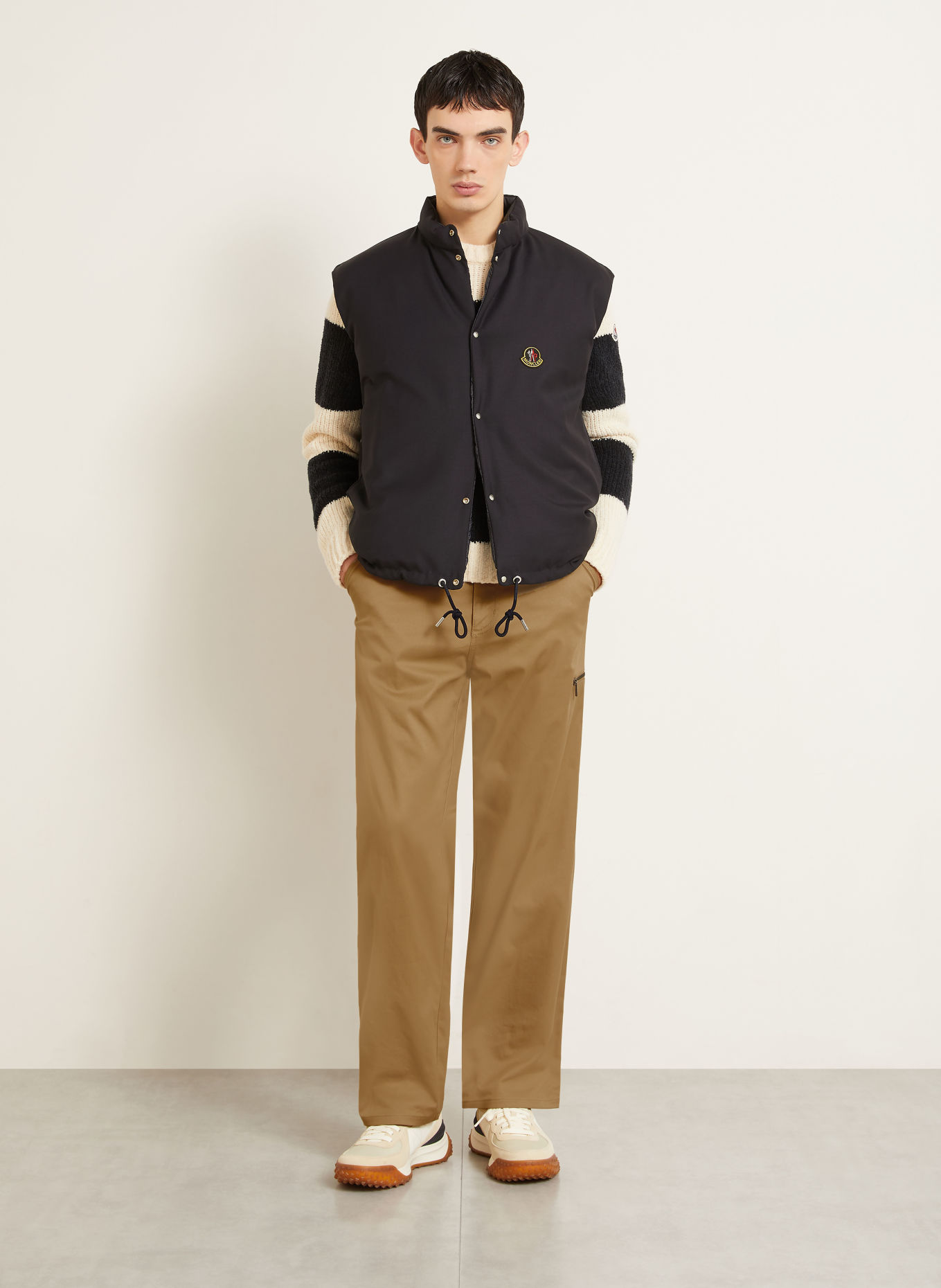 MONCLER Doudoune sans manches réversible TIBB: BLEU FONCÉ