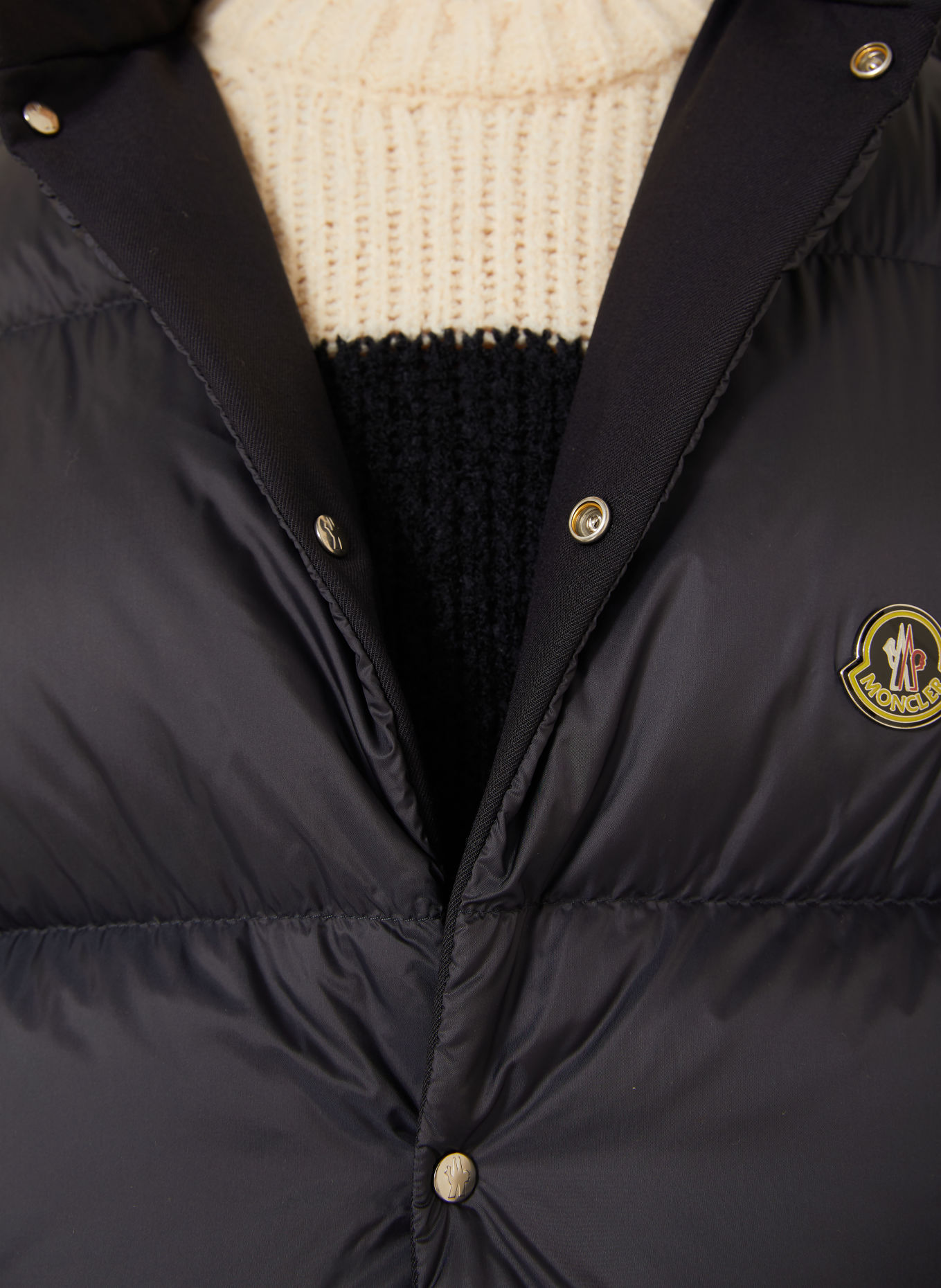MONCLER Doudoune sans manches réversible TIBB: BLEU FONCÉ