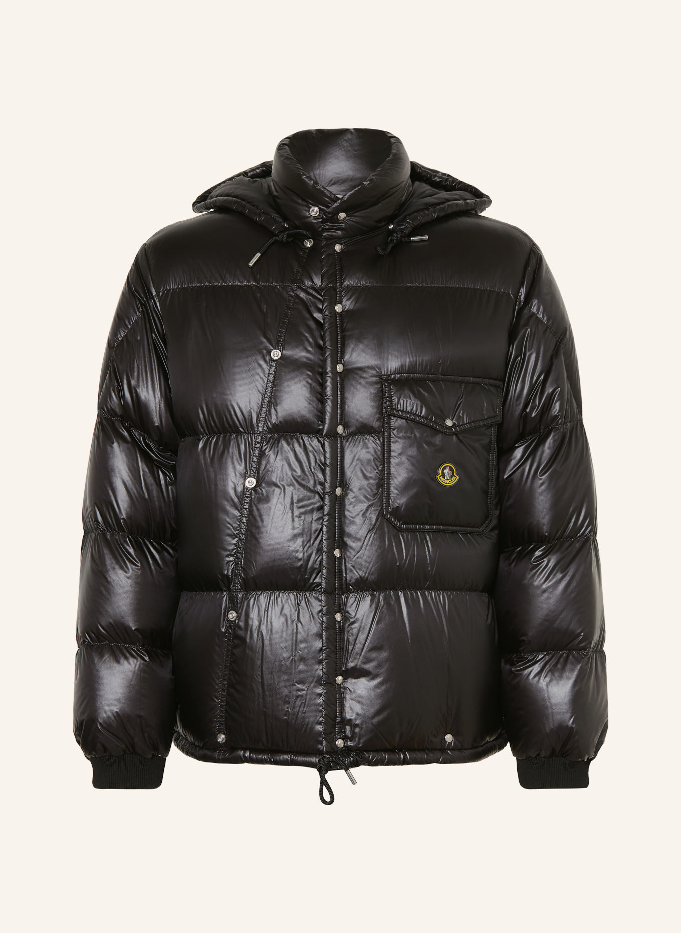 MONCLER Jachetă din puf KARAKORUM cu glugă detașabilă: NEGRU