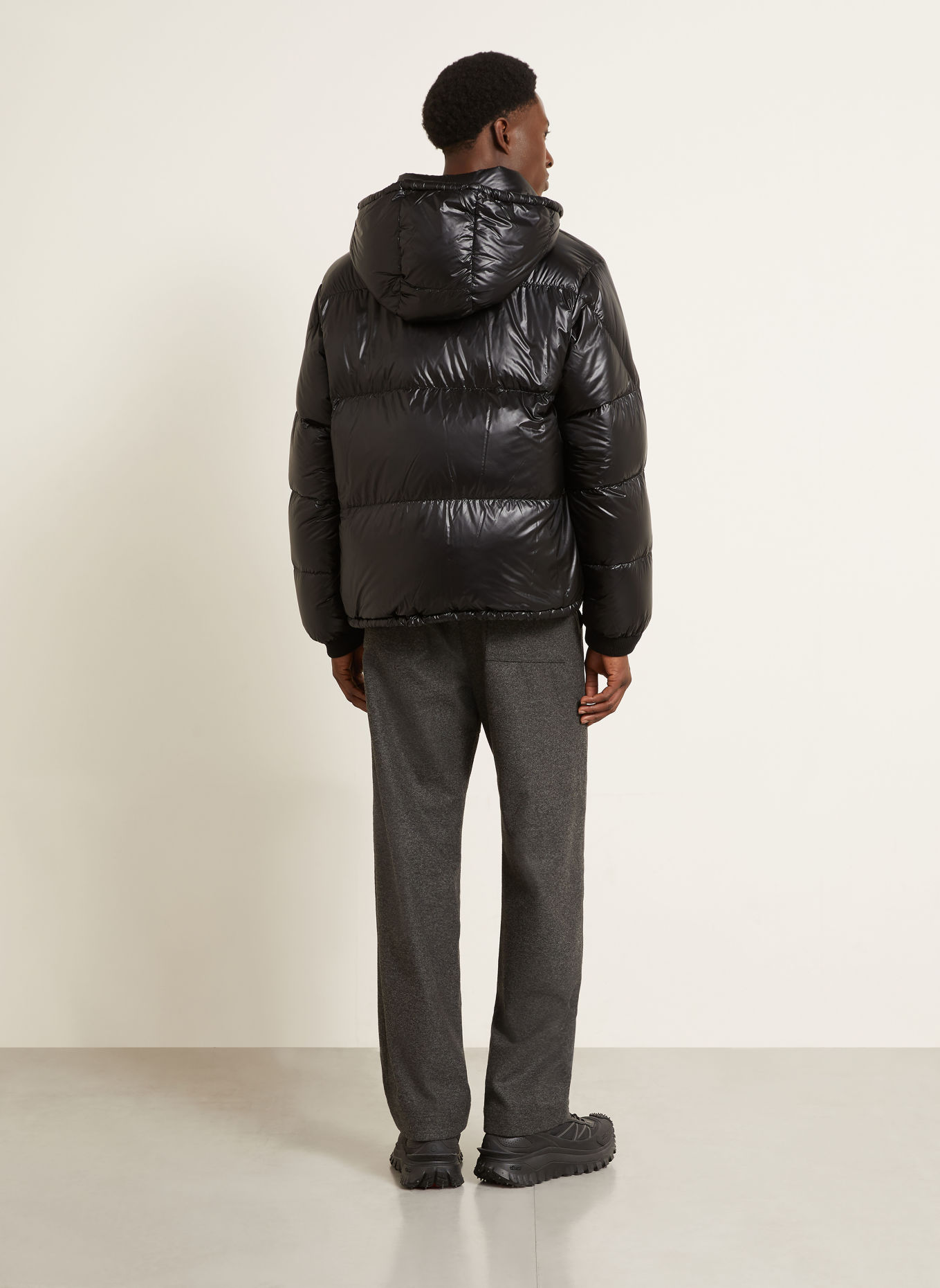 MONCLER Jachetă din puf KARAKORUM cu glugă detașabilă: NEGRU