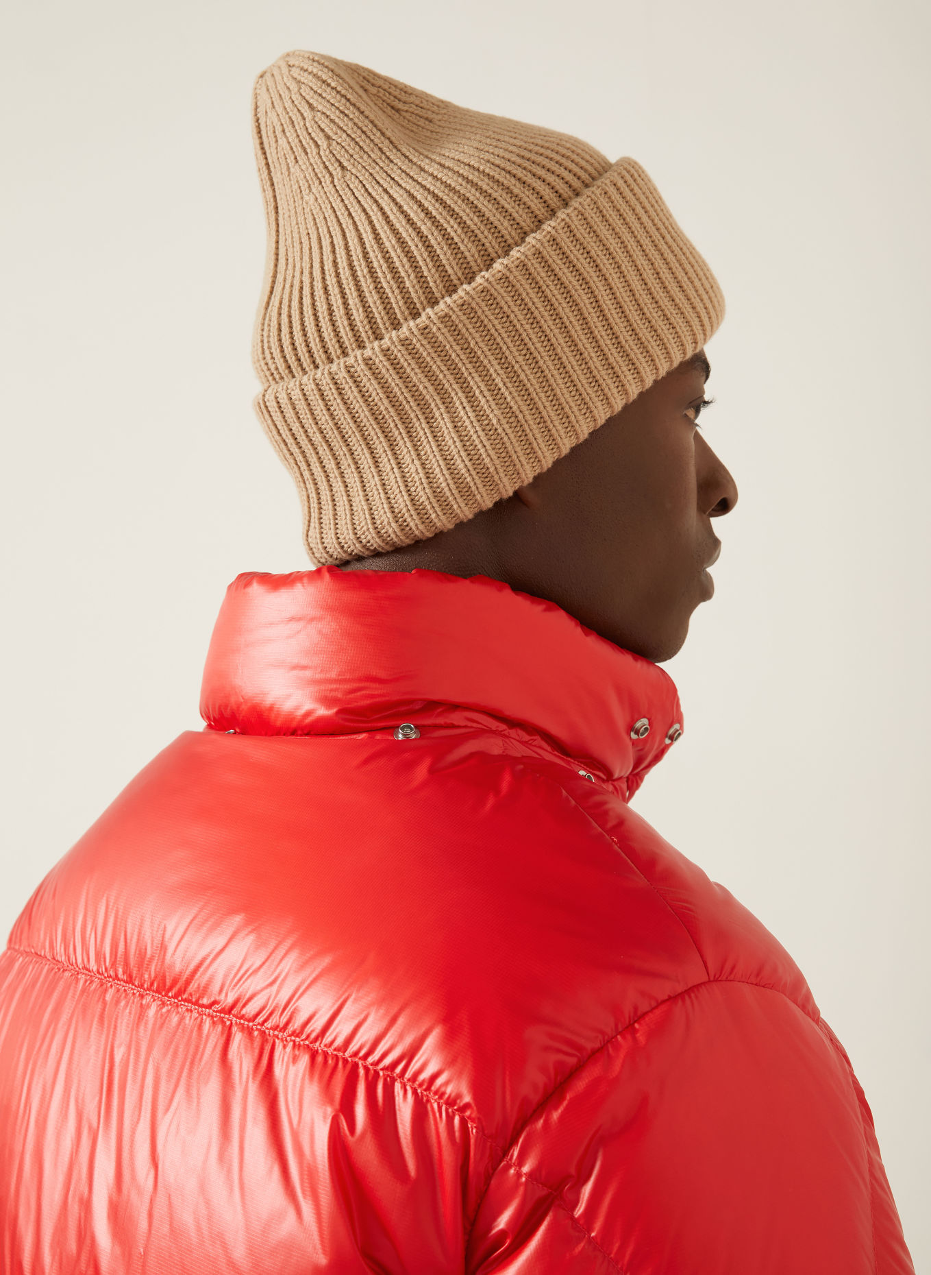 MONCLER KARAKORUM-donsjas met afneembare capuchon: ROOD