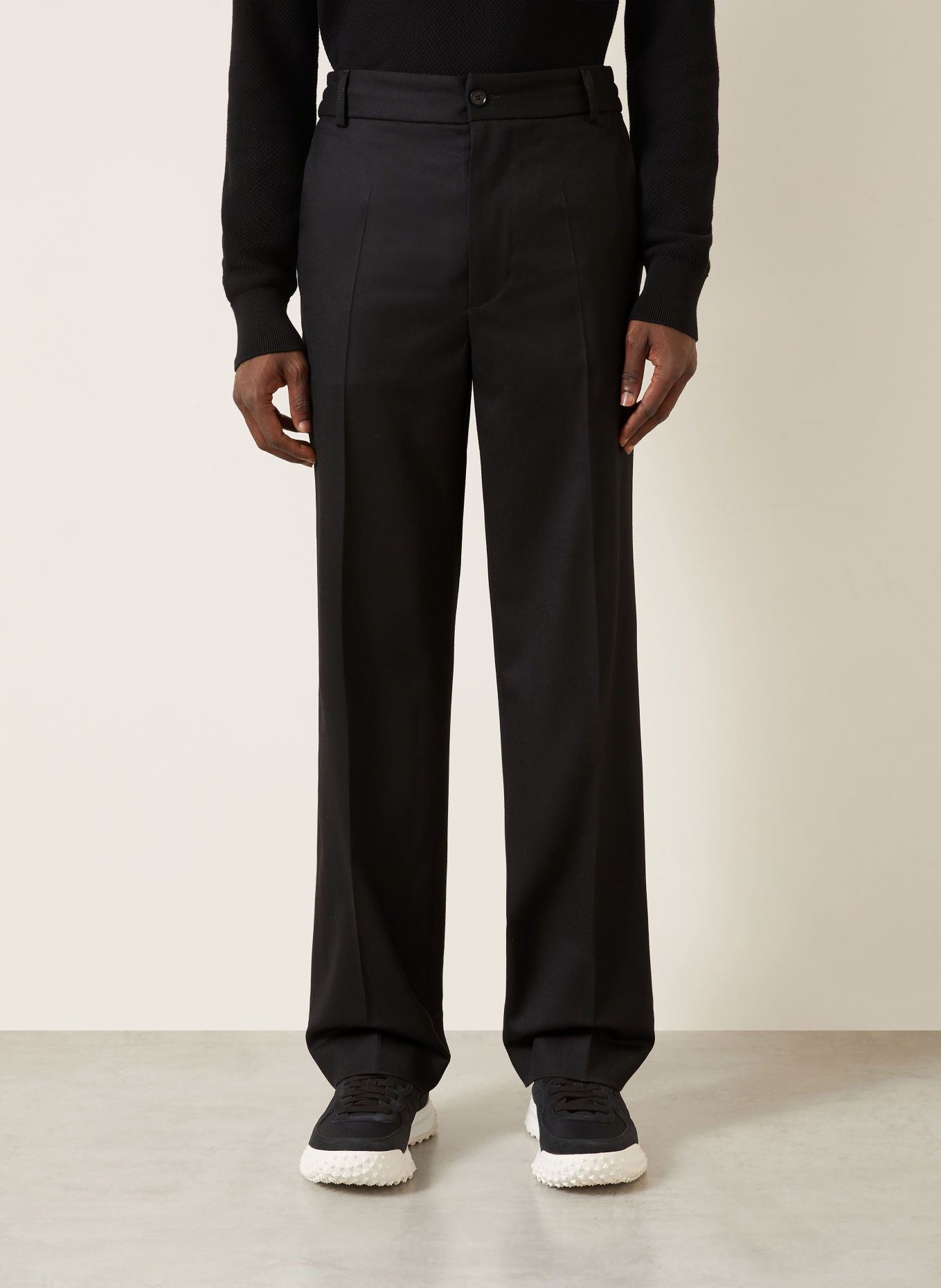 MONCLER Jogging-style trousers, Regular Fit: BLACK