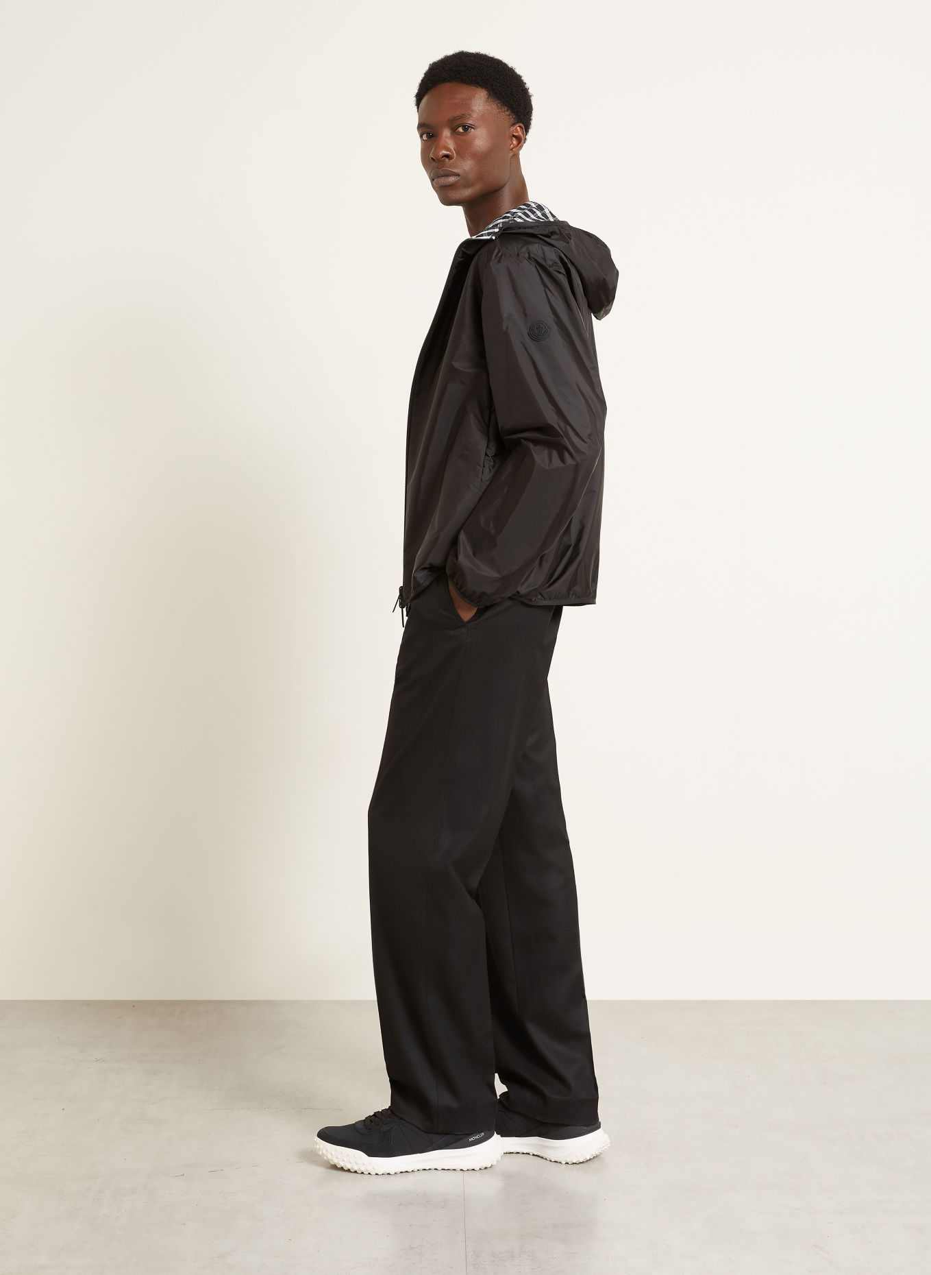 MONCLER Jogging-style trousers, Regular Fit: BLACK