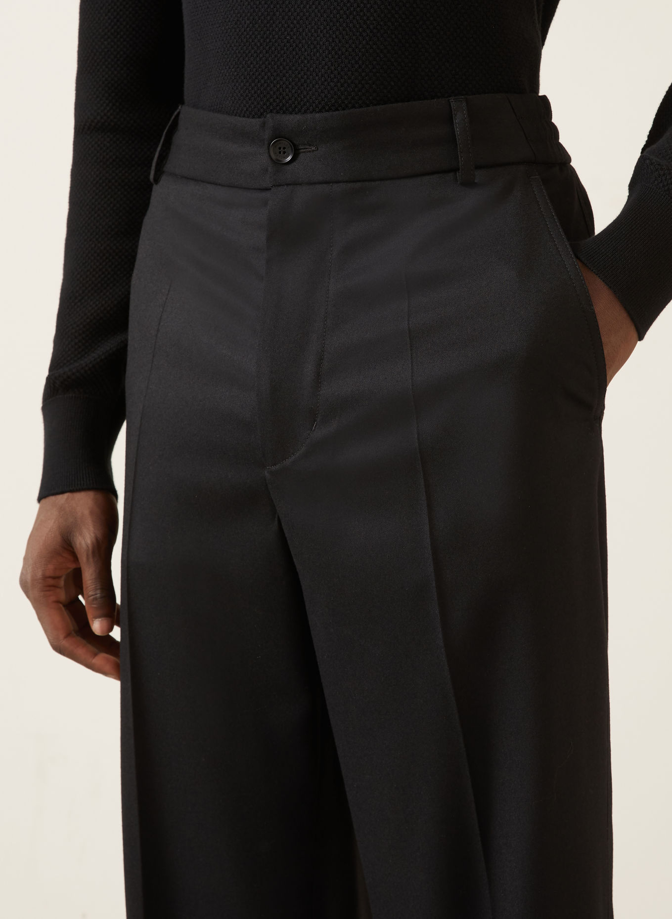 MONCLER Jogging-style trousers, Regular Fit: BLACK