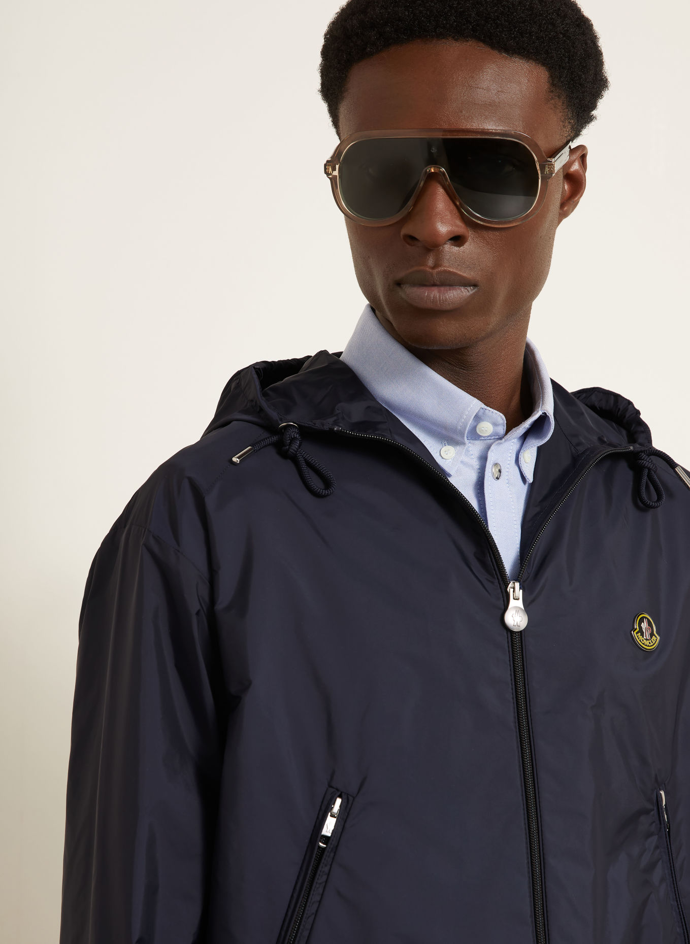 MONCLER Jachetă: ALBASTRU ÎNCHIS