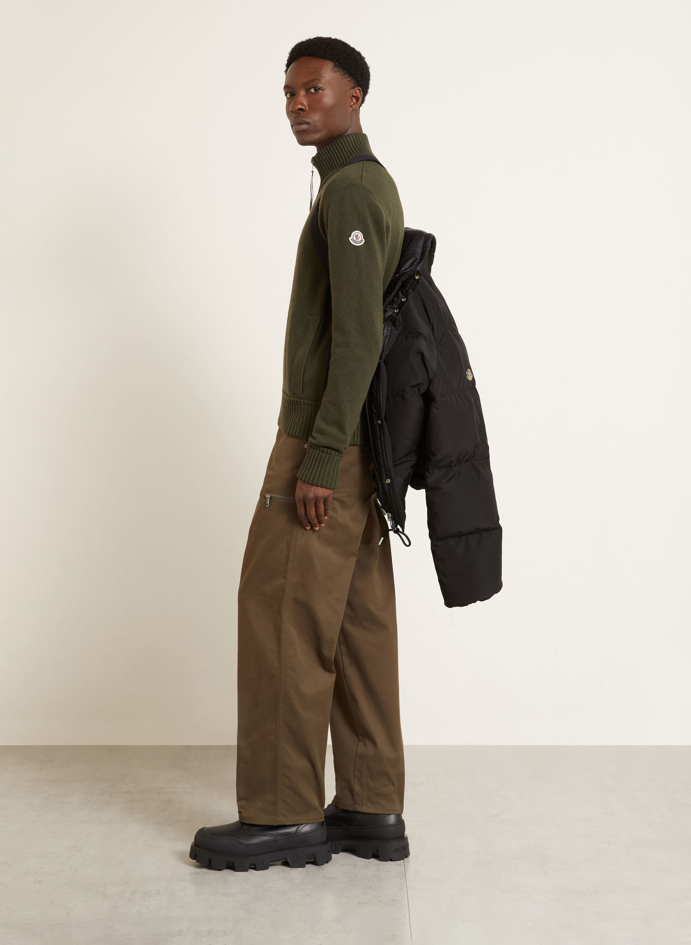 MONCLER Donsjas VERONE: ZWART