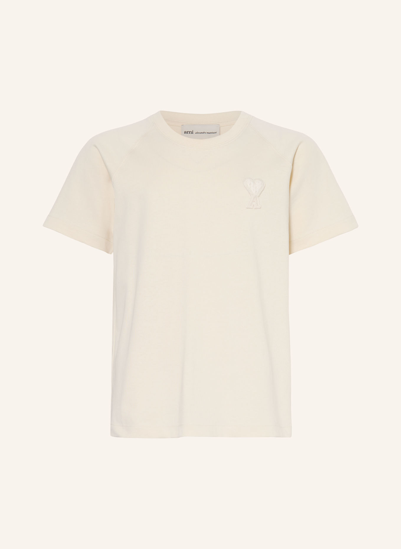 Ami Paris T-Shirt: CREME