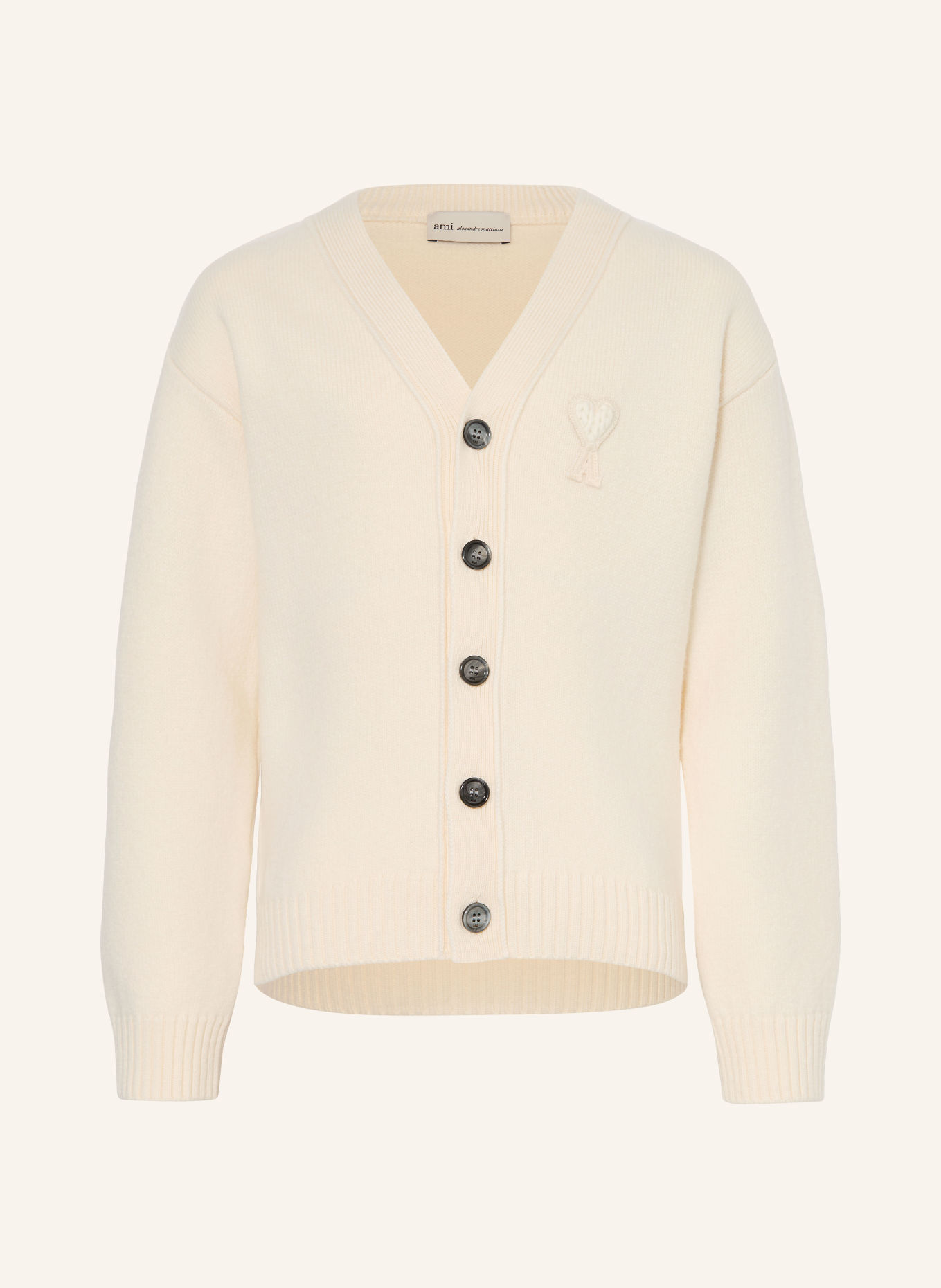 Ami Paris Strickjacke: CREME