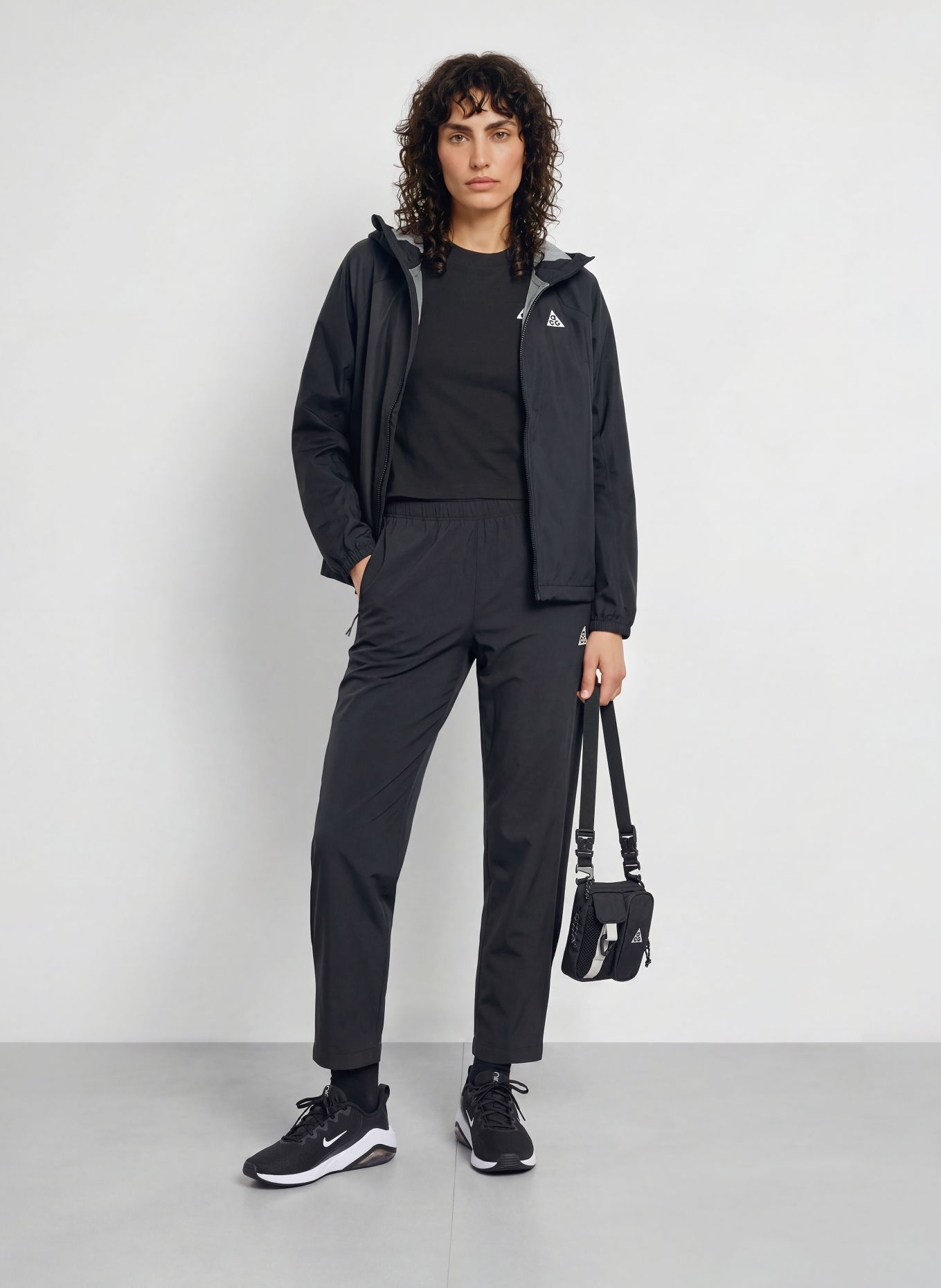 Nike PHANTAZMA Rain jacket: BLACK